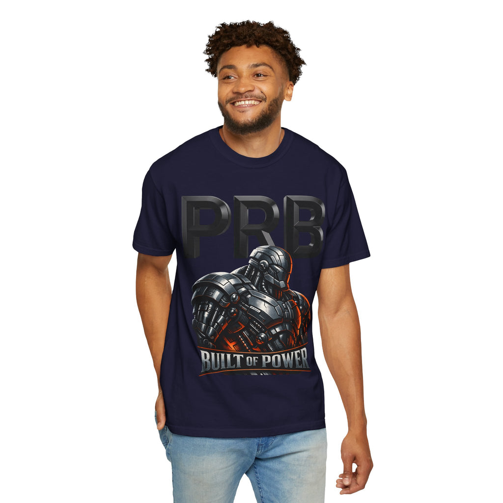 Built of Power PRB T-Shirt — Robotic Armor Graphic Tee by Printify