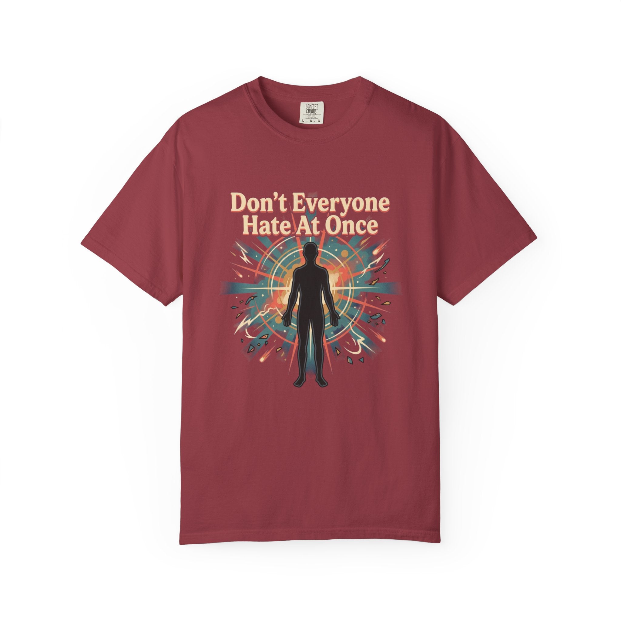 Power Runs Black Don't Everyone Hate Me Once" Retro Silhouette Graphic Tee by Printify