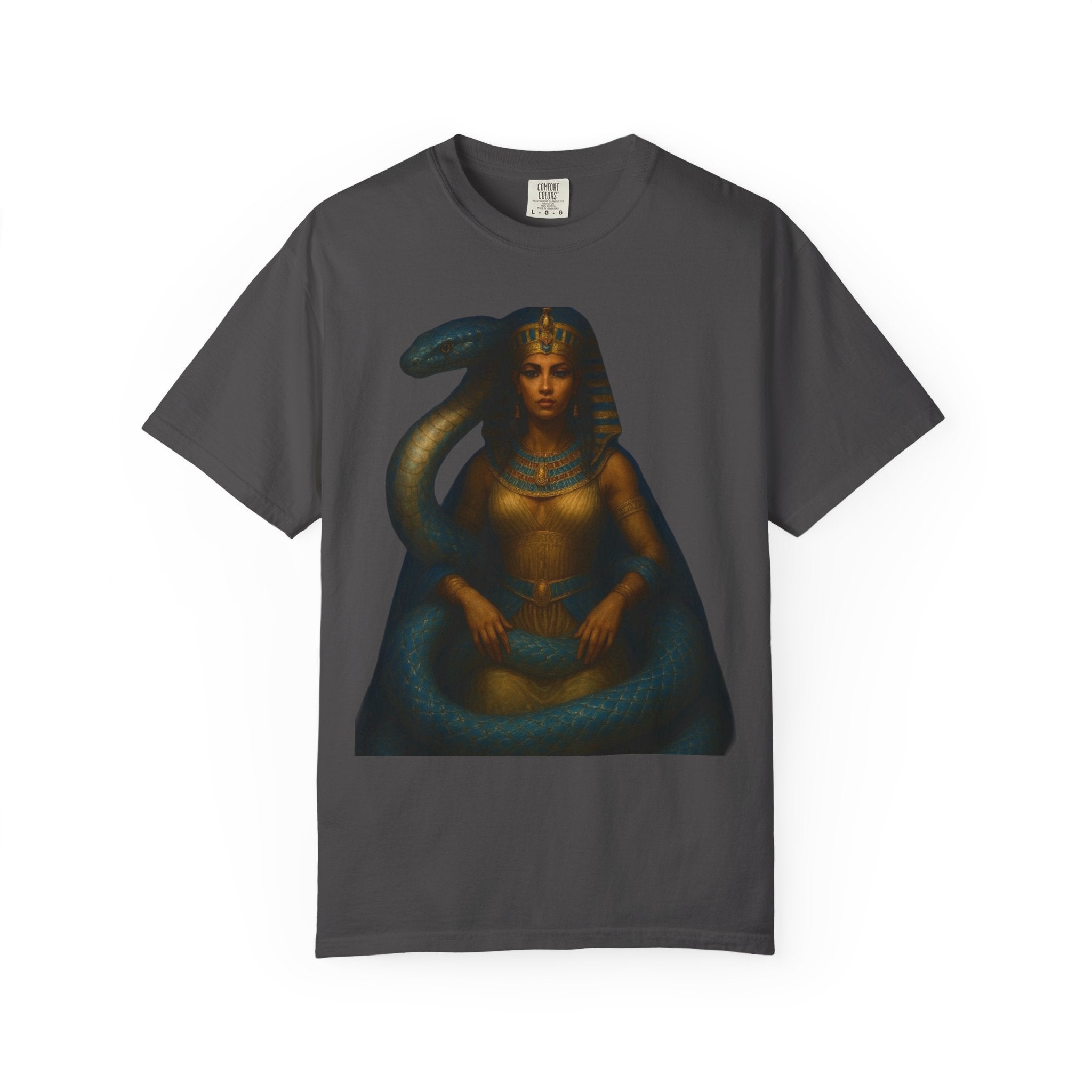 PRB Egyptian Goddess with Snake T-Shirt | Pharaoh Serpent Art Tee by Printify