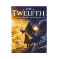 PRB Velveteen Plush Blanket — 'The Twelfth: A Tale of Being and Unbeing' Fantasy Book Cover Throw by Printify