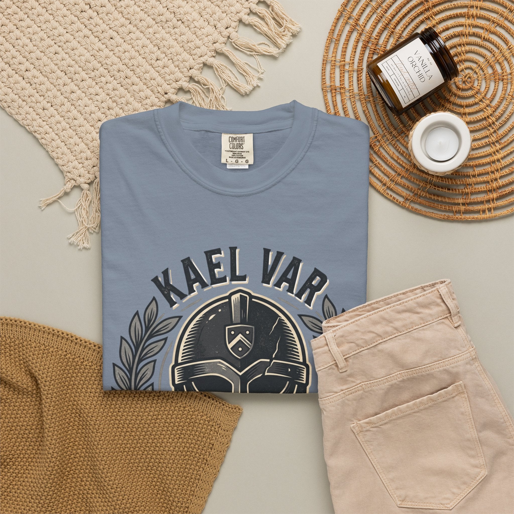Power Runs Black PRB Kael Var Helmet Graphic T-Shirt — "Protection Hardens Form" Warrior Tee by Power Runs Black
