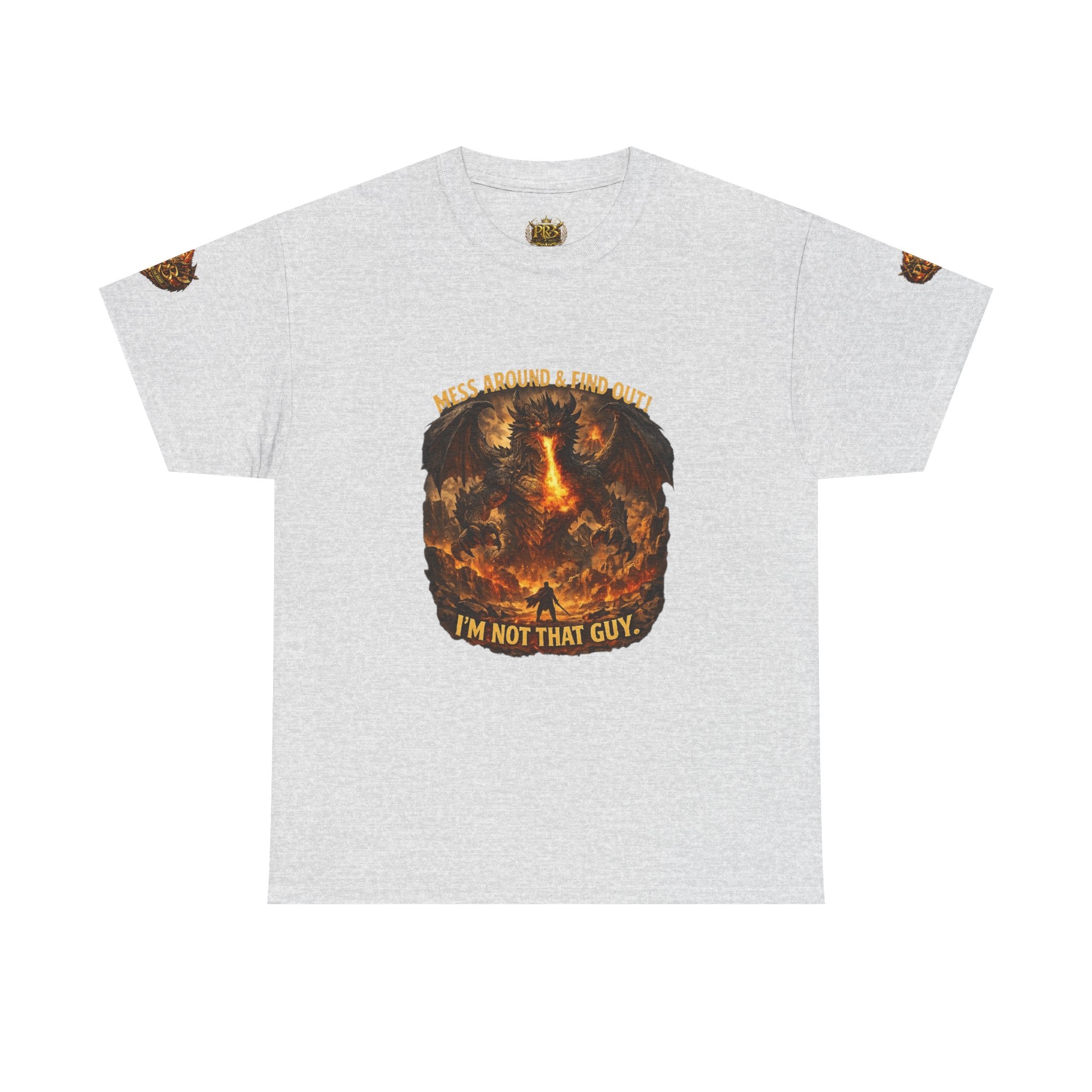 PRB Demonic Warrior Illustration Tee | "I'm Not That Guy" Graphic Shirt by Power Runs Black