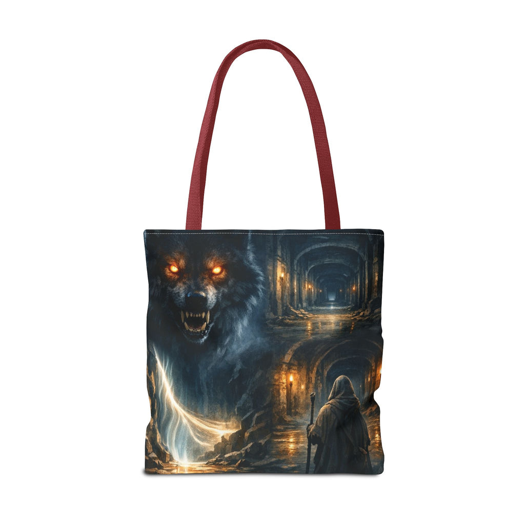 PRB The Echo Hounds Illustration Tote Bag | Gothic Horror Artwork by Printify