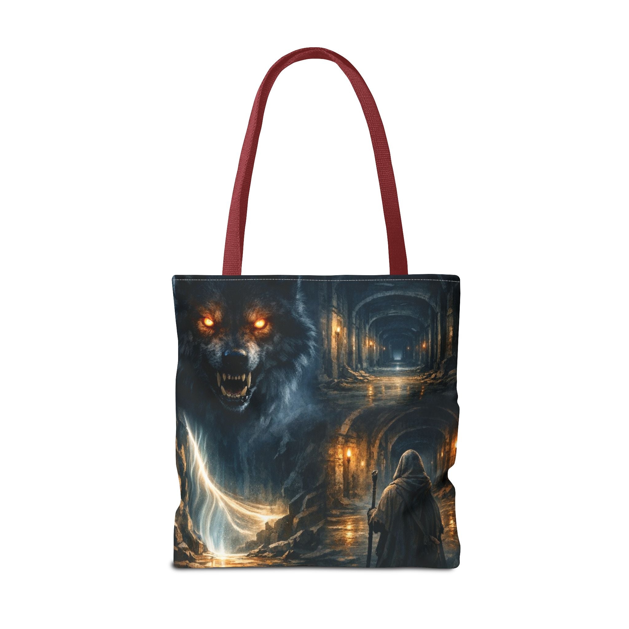 PRB The Echo Hounds Illustration Tote Bag | Gothic Horror Artwork by Printify