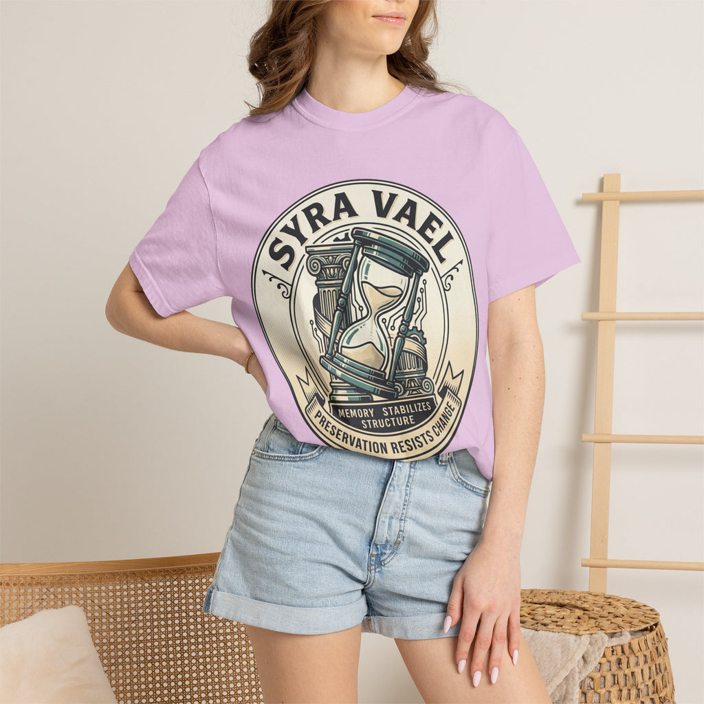 Power Runs Black PRB Syra Vael Hourglass Emblem T-Shirt by Power Runs Black
