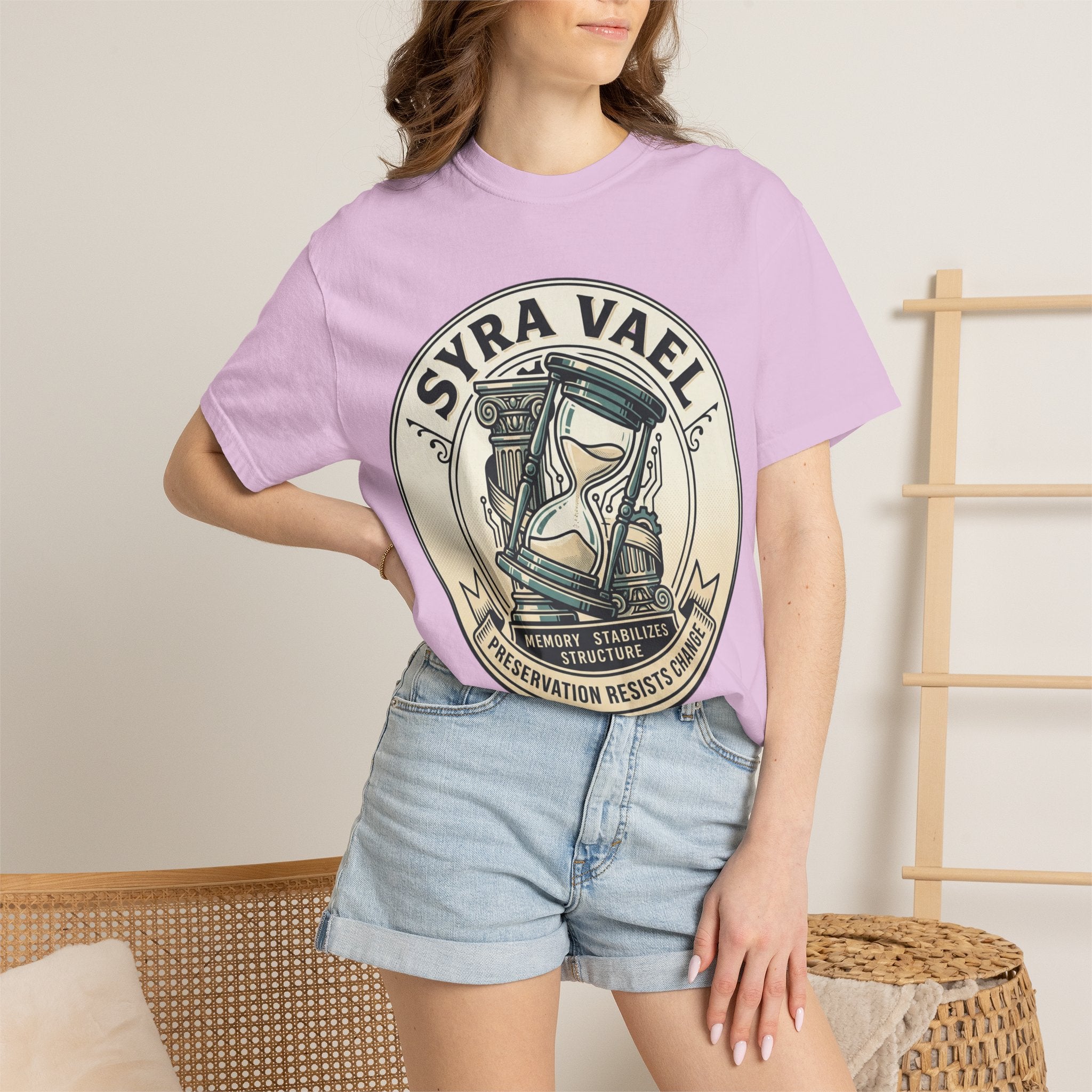 Power Runs Black PRB Syra Vael Hourglass Emblem T-Shirt by Power Runs Black