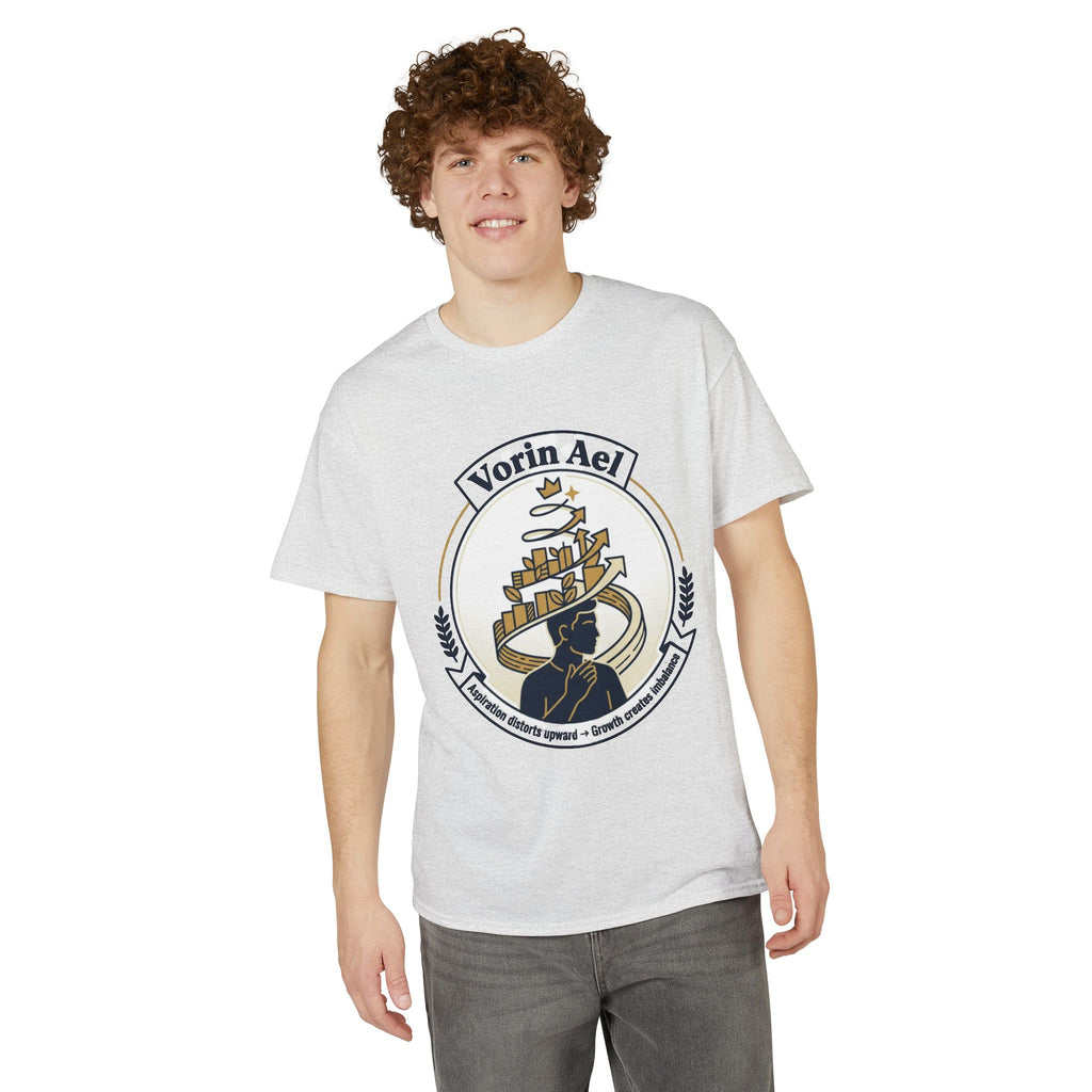 Power Runs Black PRB Vorin Ael Crest T-Shirt — Fantasy Guild Emblem Tee by Power Runs Black