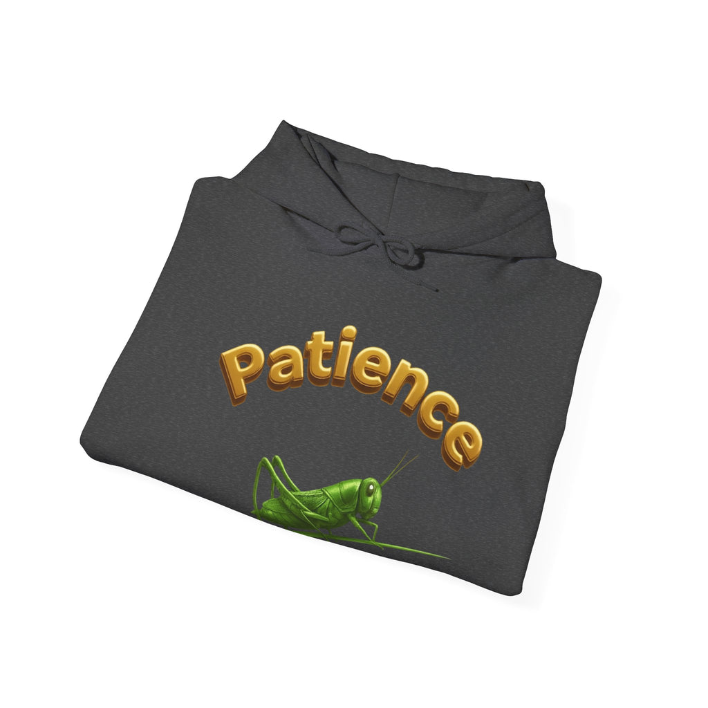 Power Runs Black PRB Patience Grasshopper Hoodie | Grasshopper Illustration, Word Art by Power Runs Black