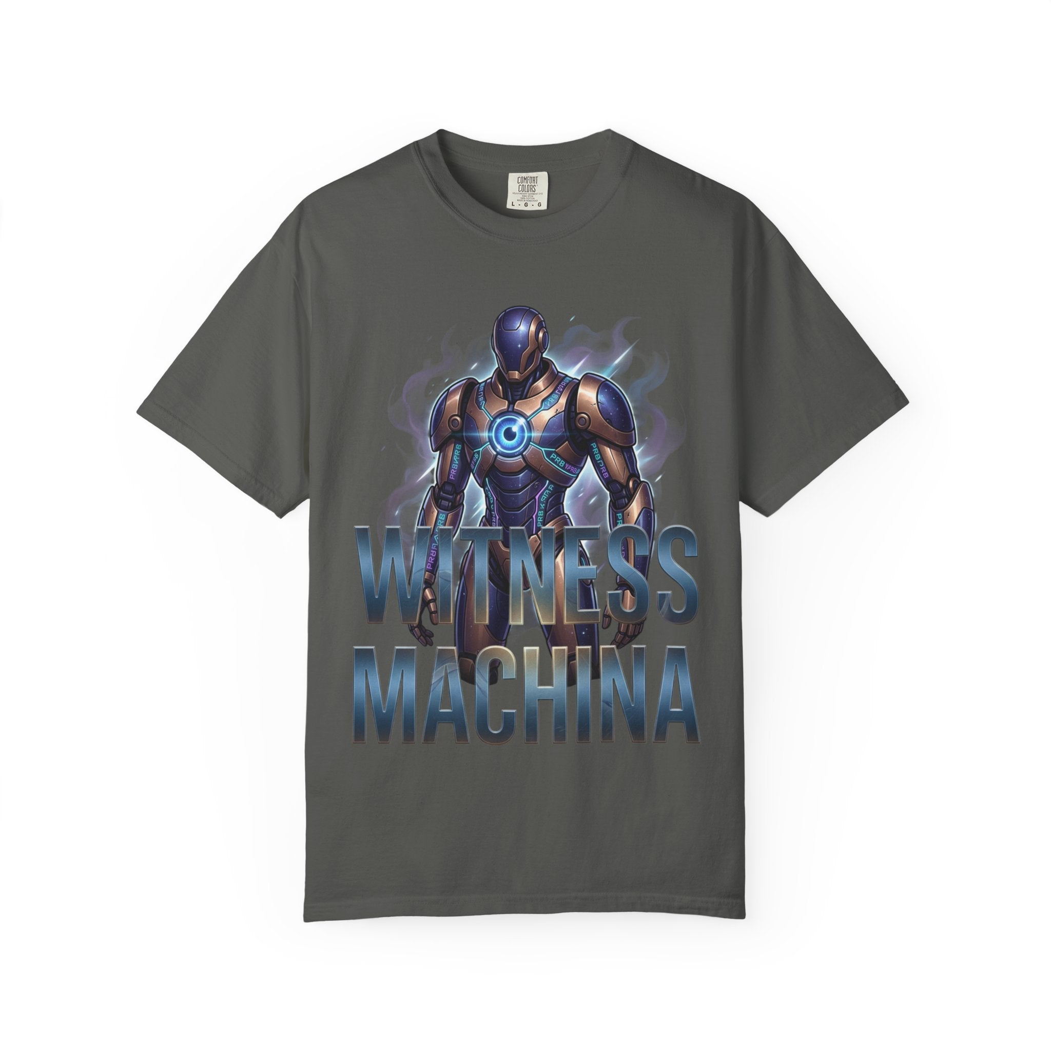 Printify PRB Witness Machina Robot Art T-shirt | Sci-Fi Cyborg Graphic Tee - T-Shirt