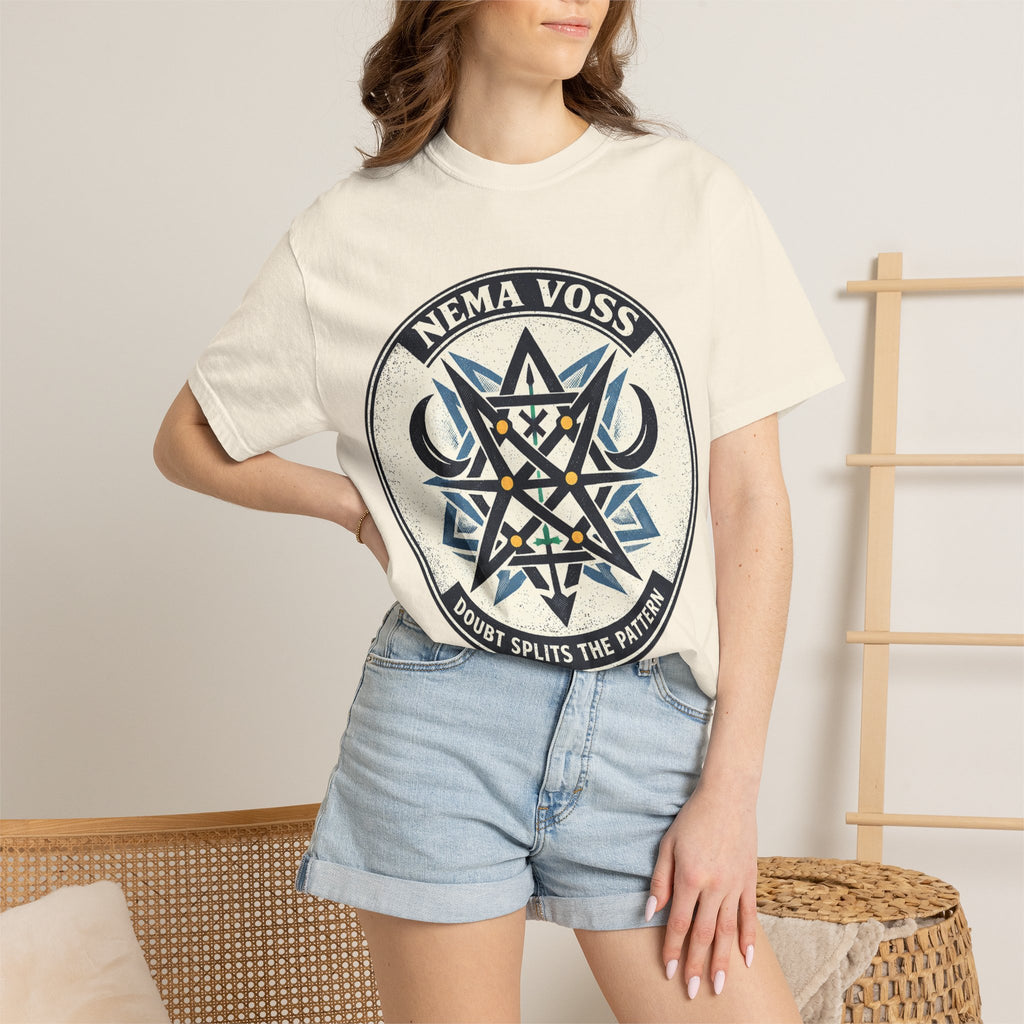 Power Runs Black PRB Nema Voss 'Doubt Splits the Pattern' Graphic T-Shirt by Power Runs Black