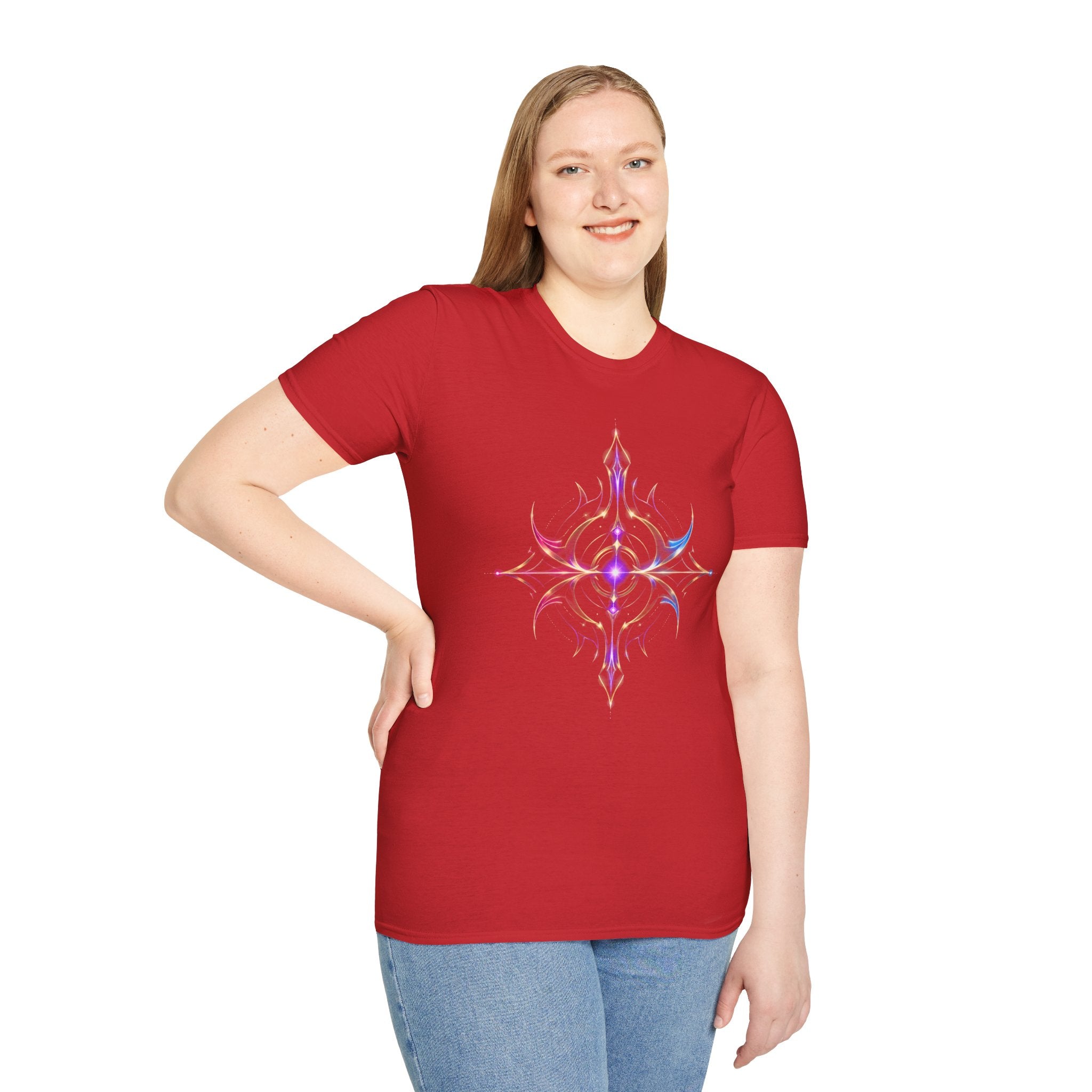 Power Runs Black PRB Pretty Rich Bitch The Collection Mystic Mandala Tee — Subtle Pastel Spiritual Graphic T-Shirt by Printify