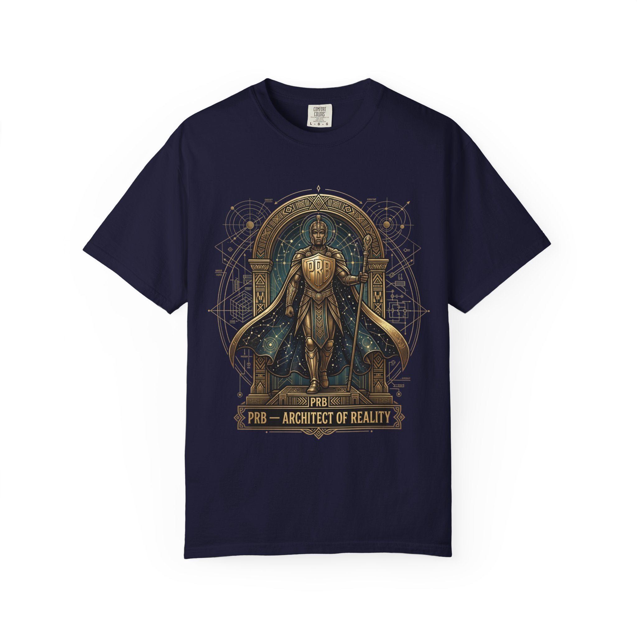 PRB Architect of Reality Graphic T-Shirt | Mythic Archer Illustration Tee by Printify
