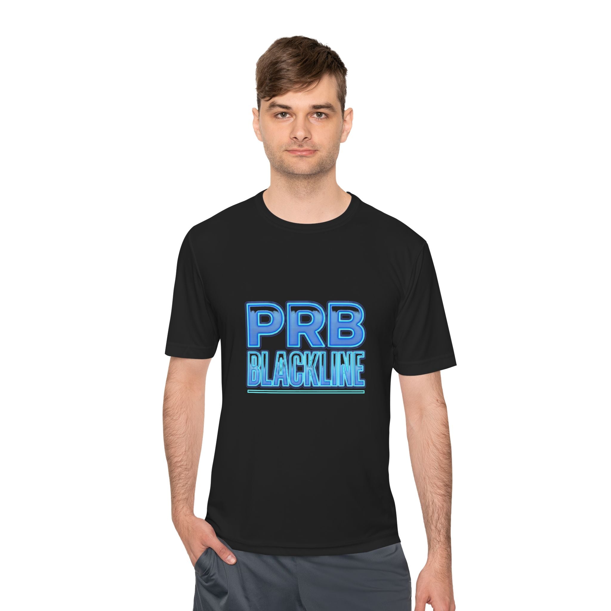Power Runs Black PRB Blackline Vector Ops Unit Graphics Tee by Power Runs Black
