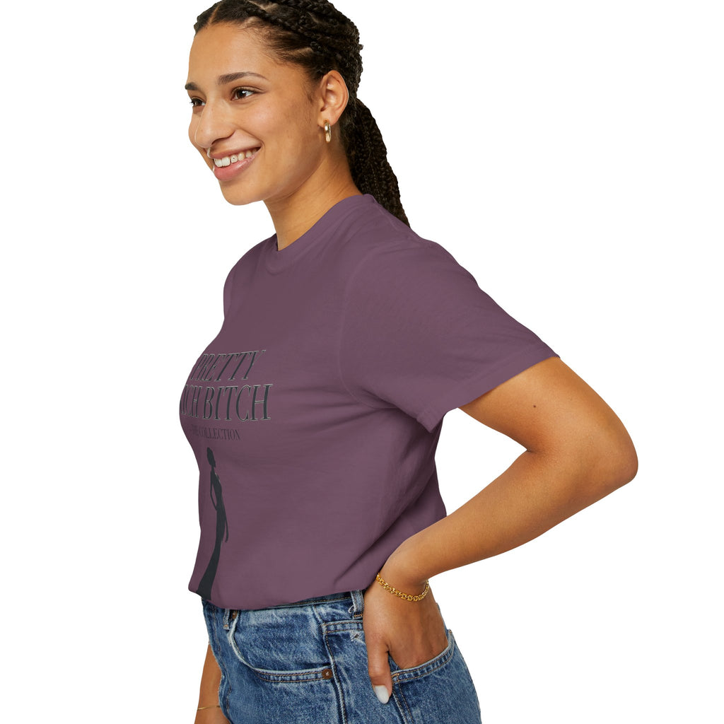 Pretty Rich Bitch The Collection by PRB Tee — Feminine Confidence Graphic T-Shirt by Power Runs Black