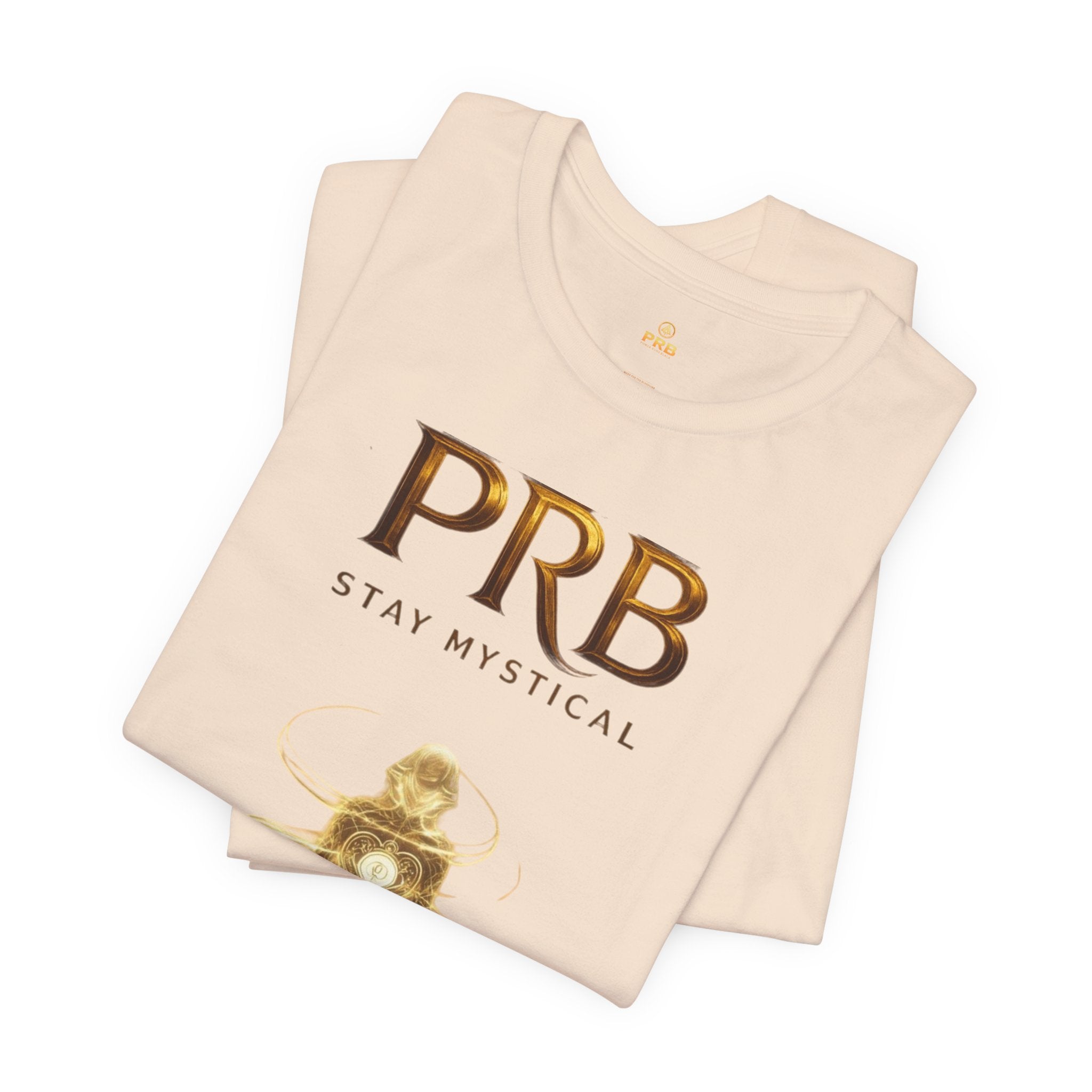 PRB Mystical Graphic Tee – "PRB Stay Mystical" Spiritual Book & Light Design by Power Runs Black
