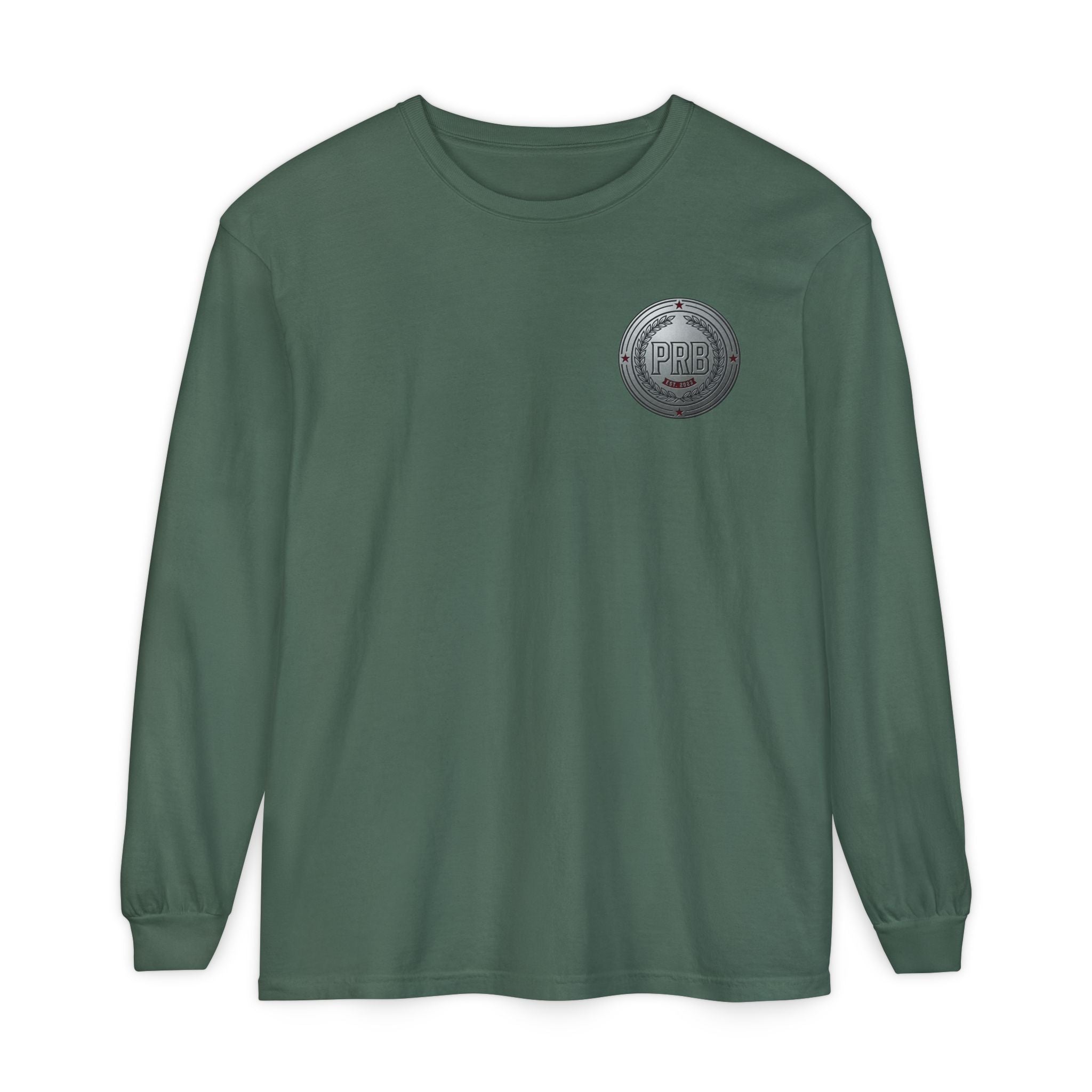 PRB The Starbound Seven graphic long sleeve shirt | cosmic superhero poster by Power Runs Black