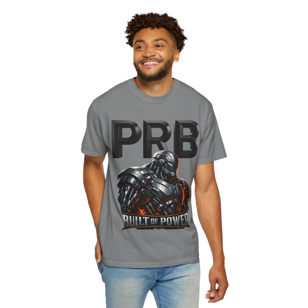 Built of Power PRB T-Shirt — Robotic Armor Graphic Tee by Printify