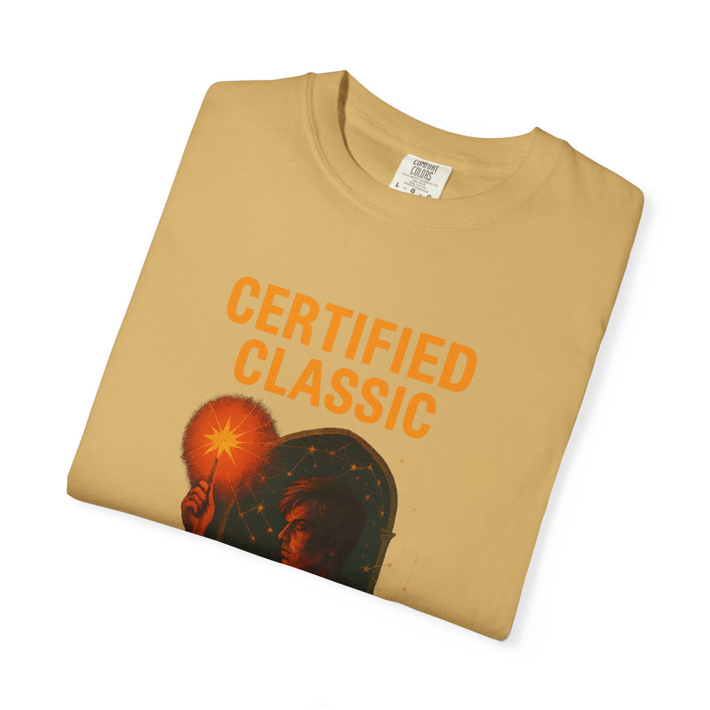 PRB Certified Classic head silhouette holding light bulb T-shirt | vintage inspired graphic tee by Power Runs Black