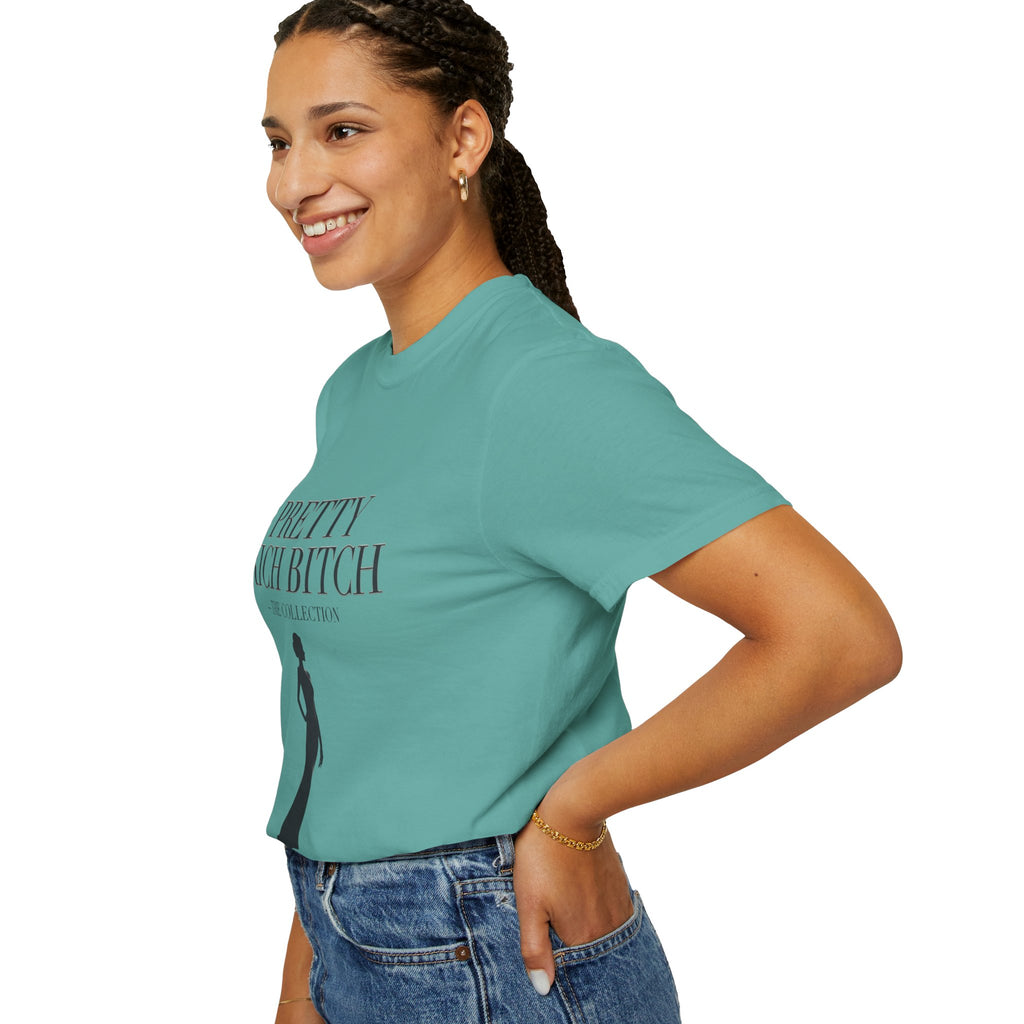 Pretty Rich Bitch The Collection by PRB Tee — Feminine Confidence Graphic T-Shirt by Power Runs Black