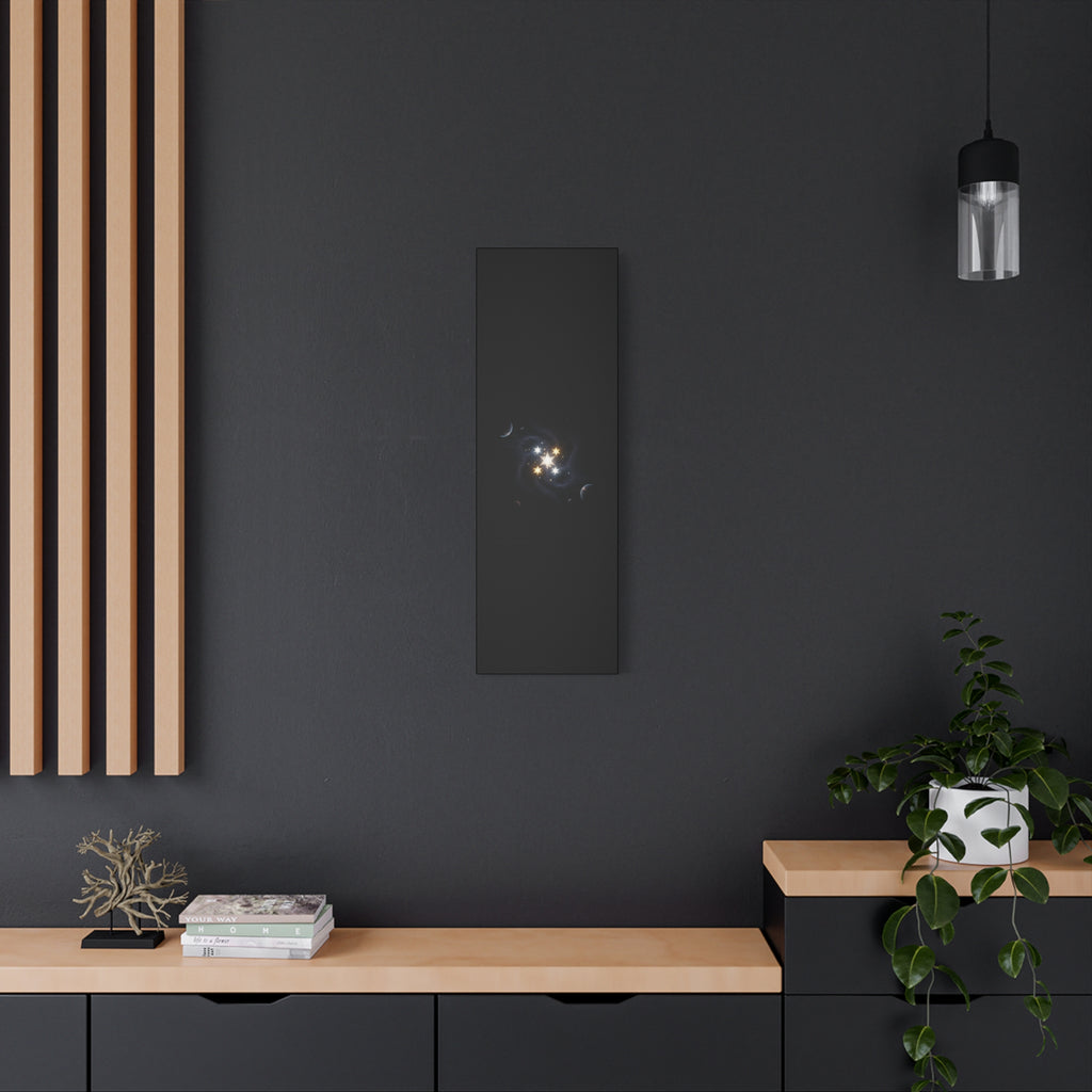 PRB Celestial Star Cluster Matte Canvas Print — Cosmic Planets Wall Art by Printify