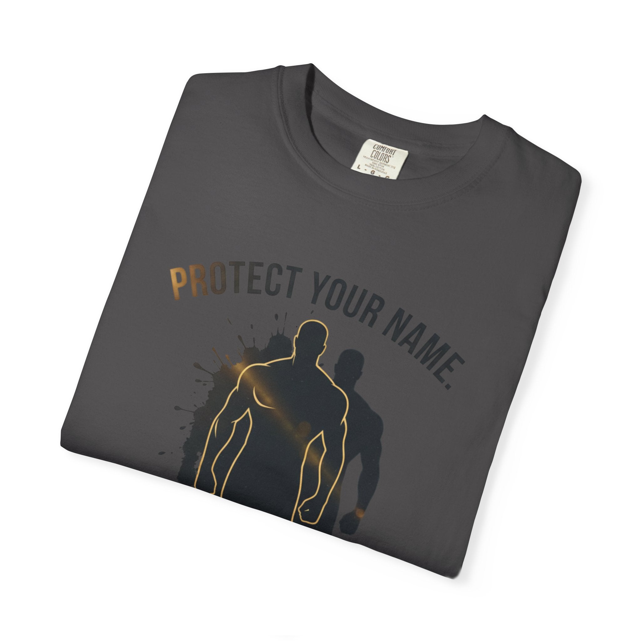 PRB Protect Your Name silhouette trio design T-Shirt | Loyalty is a Weapon graphic tee by Printify