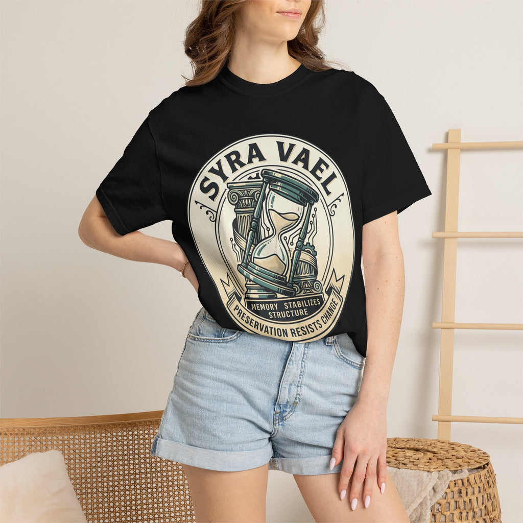 Power Runs Black PRB Syra Vael Hourglass Emblem T-Shirt by Power Runs Black