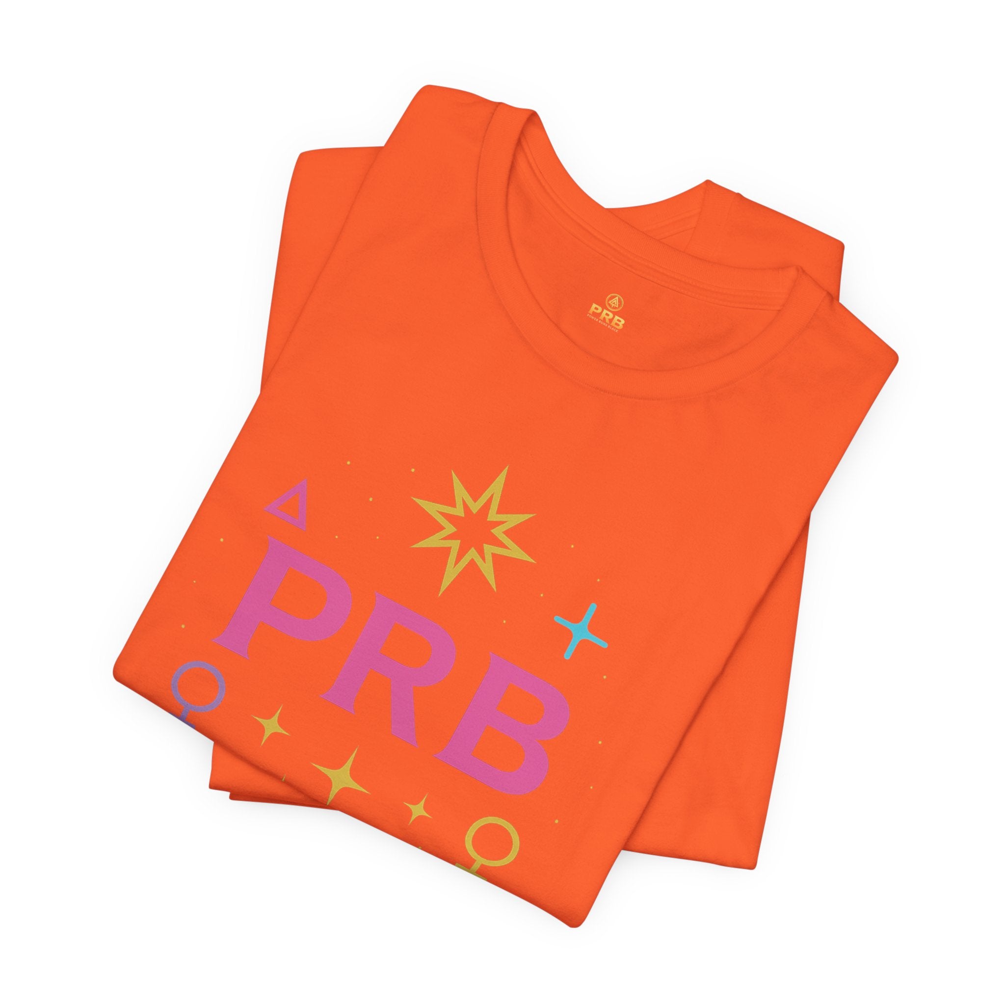Pretty Rich Bitch The Collection by PRB Floral Lotus T‑Shirt — Colorful Spiritual Symbol Tee by Power Runs Black