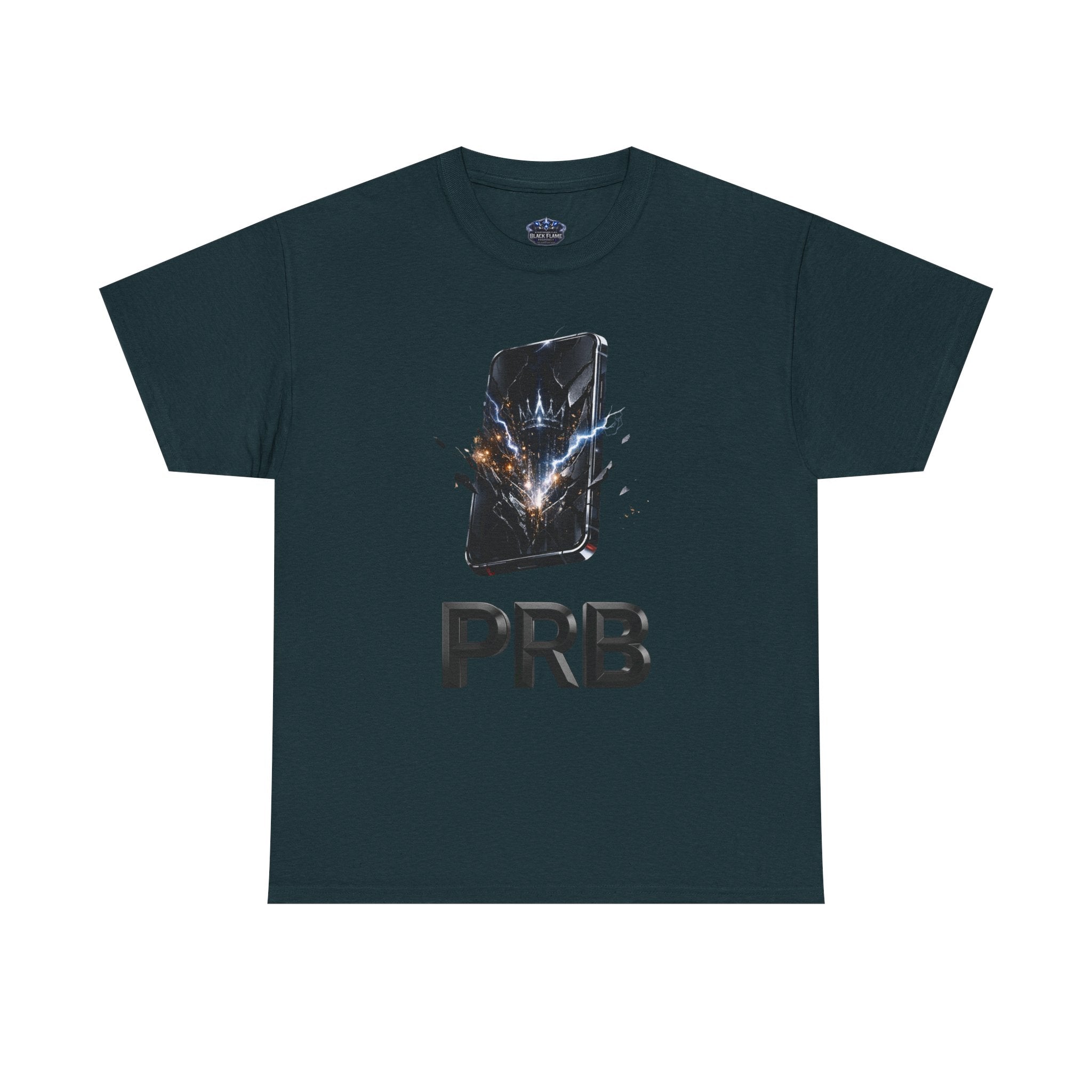 PRB Phone Smash Graphic Tee by Power Runs Black