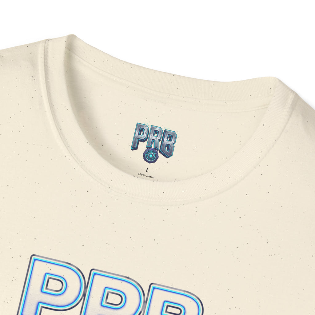 PRB Blackline Futuristic DJ Tee — Electronic Music Graphic T-Shirt by Power Runs Black