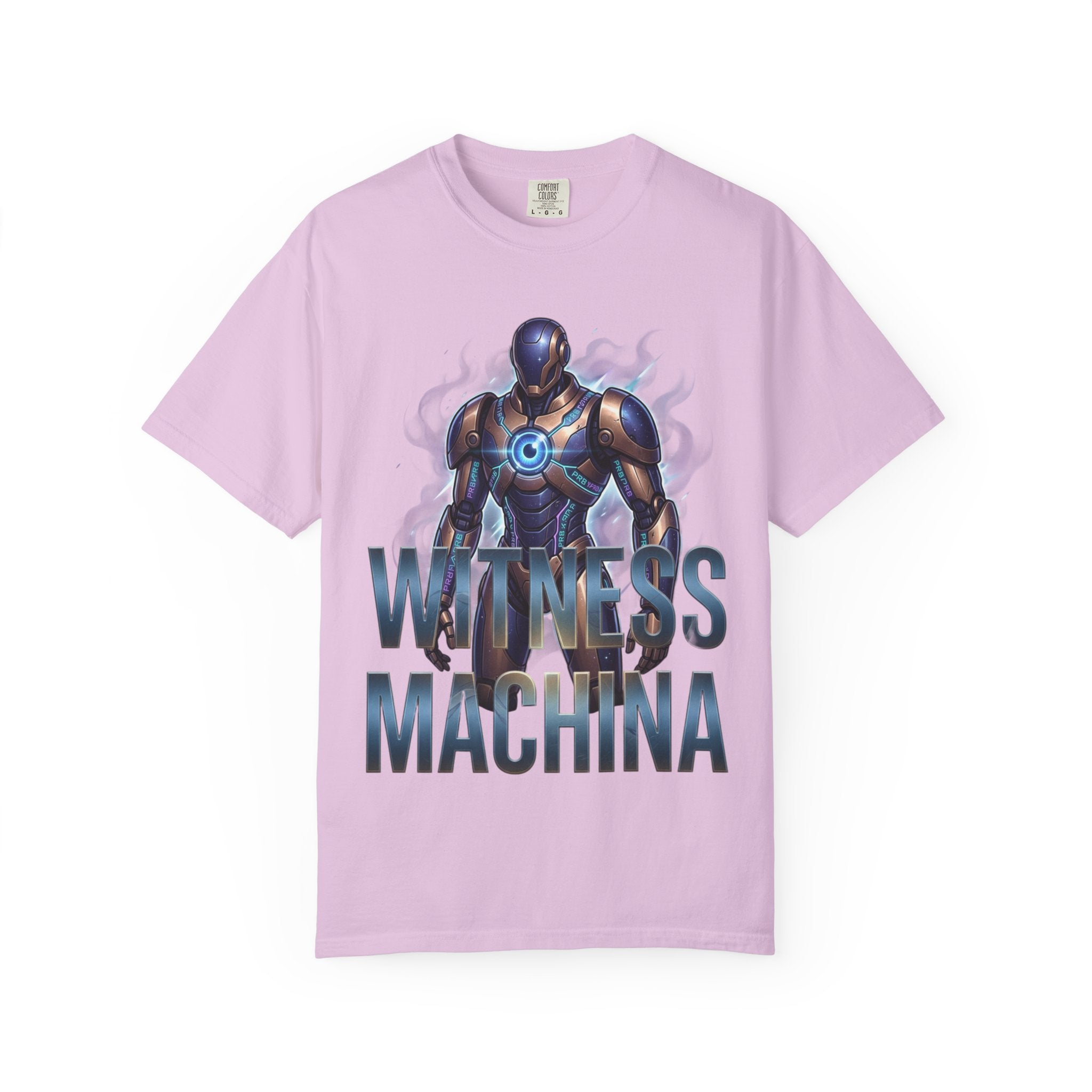 Printify PRB Witness Machina Robot Art T-shirt | Sci-Fi Cyborg Graphic Tee - T-Shirt