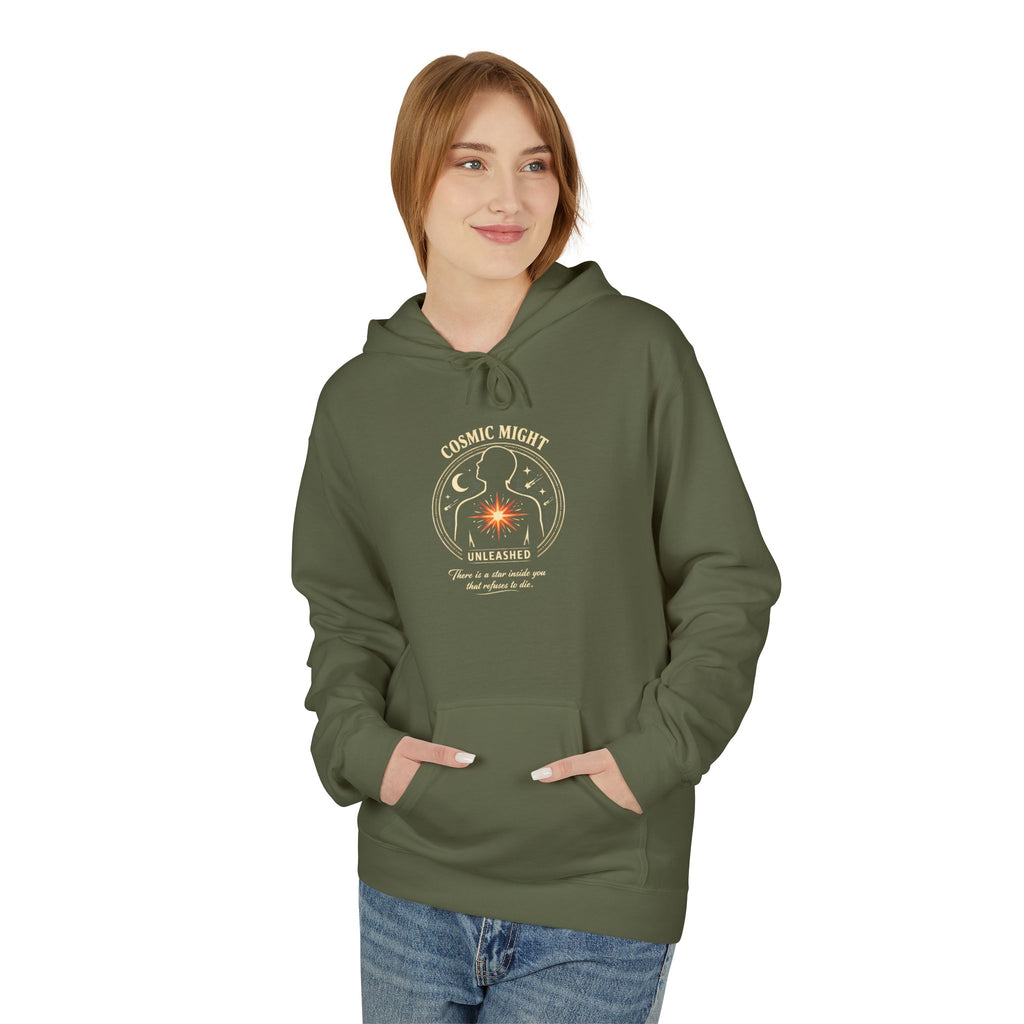 PRB Starforged Flex Cosmic Might Unleashed Hoodie — Unleashed Starburst Graphic Pullover by Power Runs Black