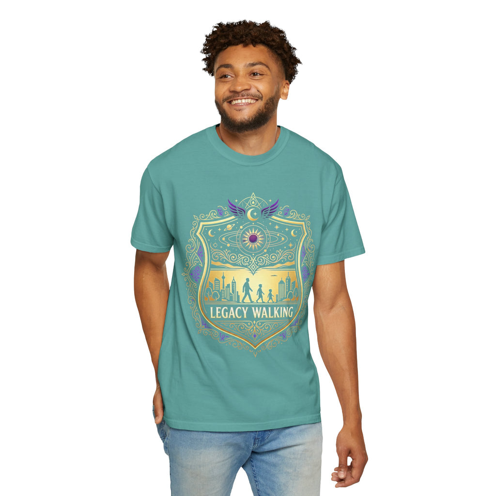 PRB Sci-Fi Adventure Graphic Tee | Futuristic Forest Print Unisex T-Shirt by Printify