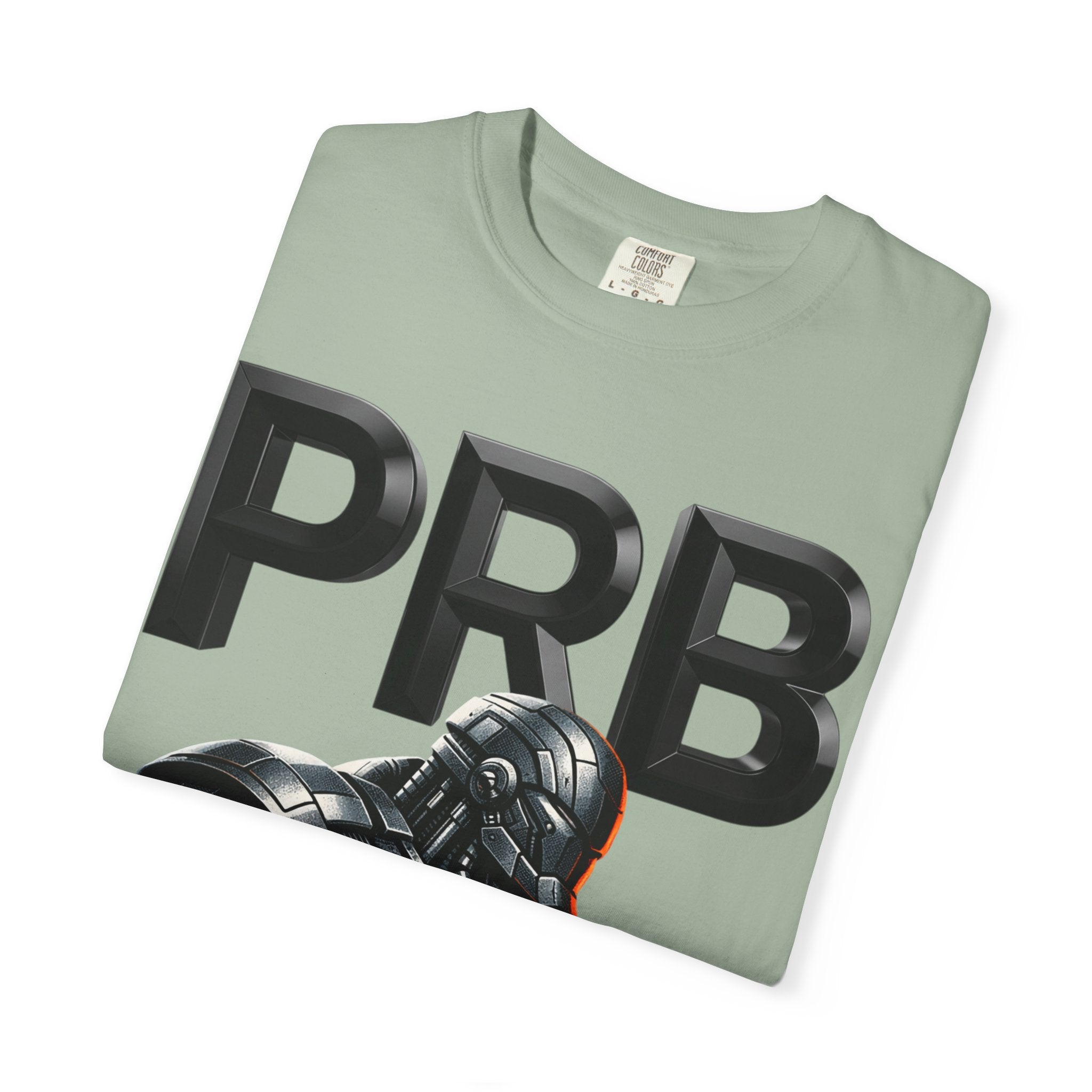 Built of Power PRB T-Shirt — Robotic Armor Graphic Tee by Printify