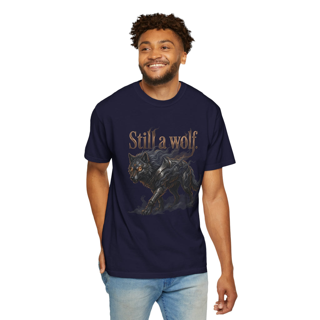 PRB Still a Wolf T-Shirt — Dark Wolf Graphic Tee by Printify