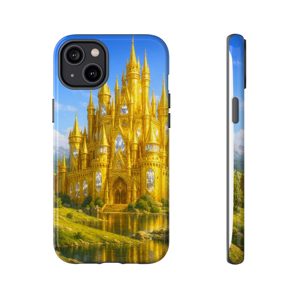 PRB Golden Castle iPhone Case | Fantasy Palace Phone Case by Power Runs Black