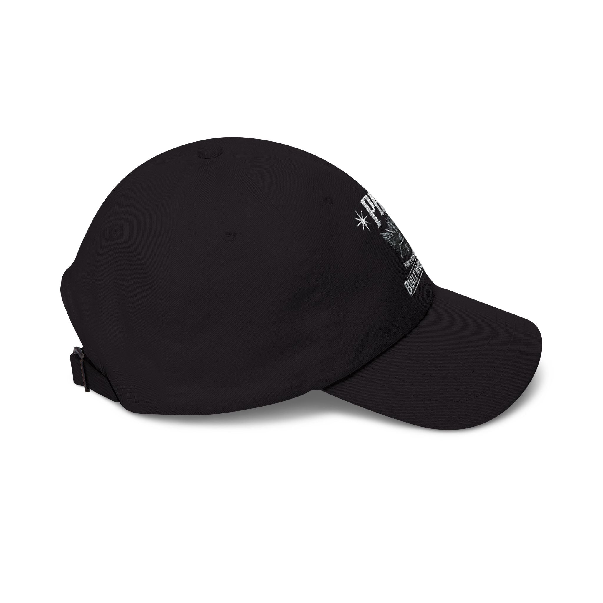 PRB Dad Cap — Vintage Crest Embroidered Baseball Hat by Printify