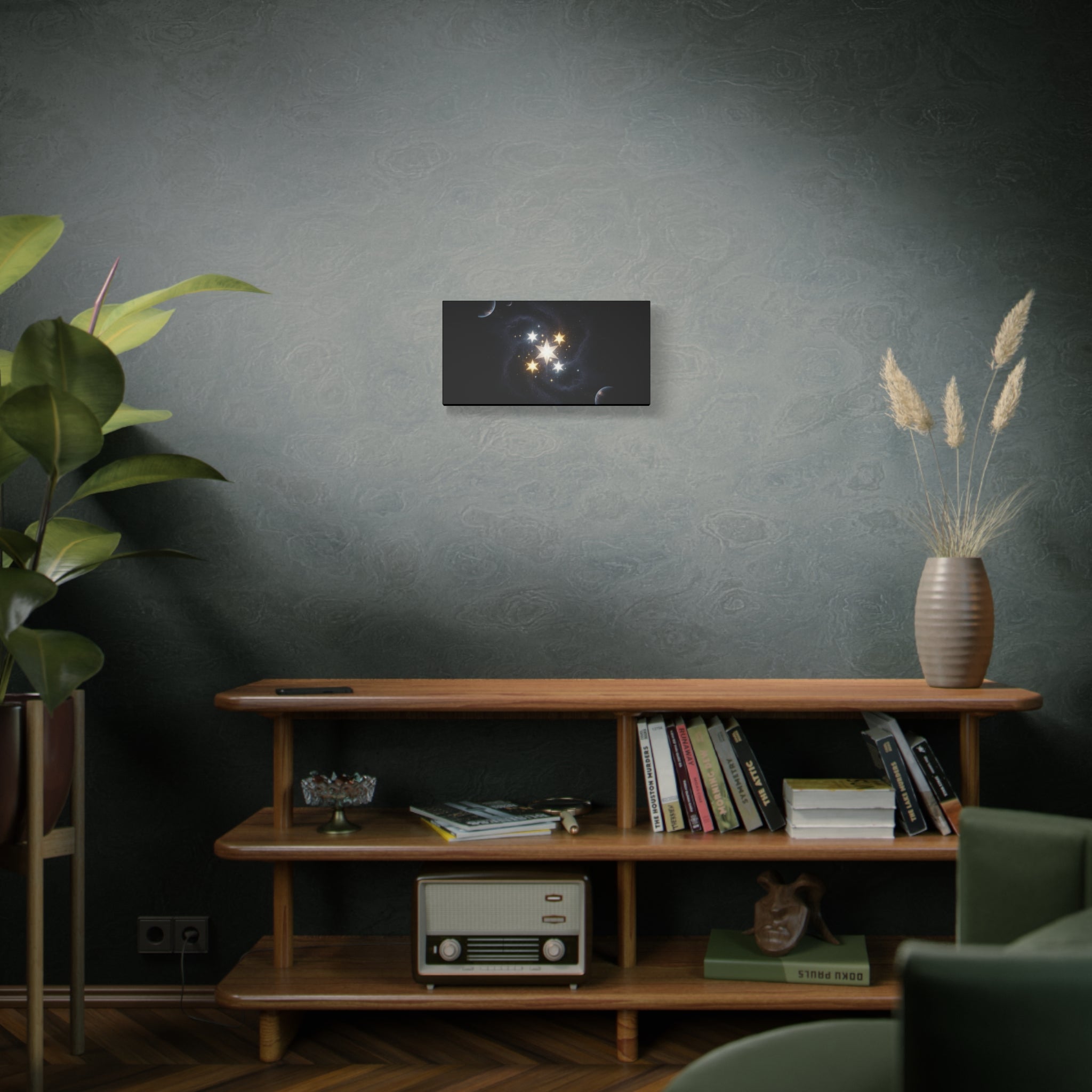 PRB Celestial Star Cluster Matte Canvas Print — Cosmic Planets Wall Art by Printify