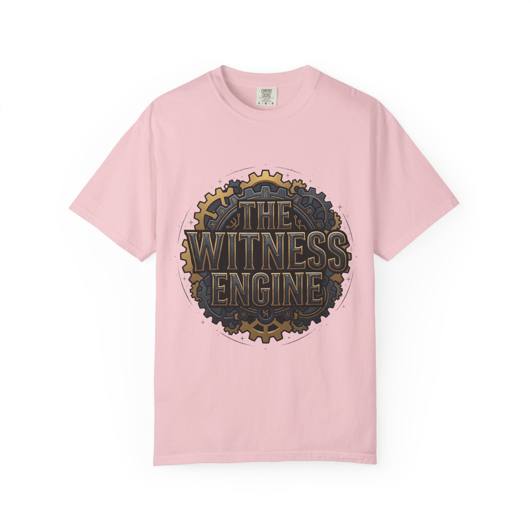 Printify PRB The Witness Engine T-shirt | Steampunk Gear Logo - T-Shirt