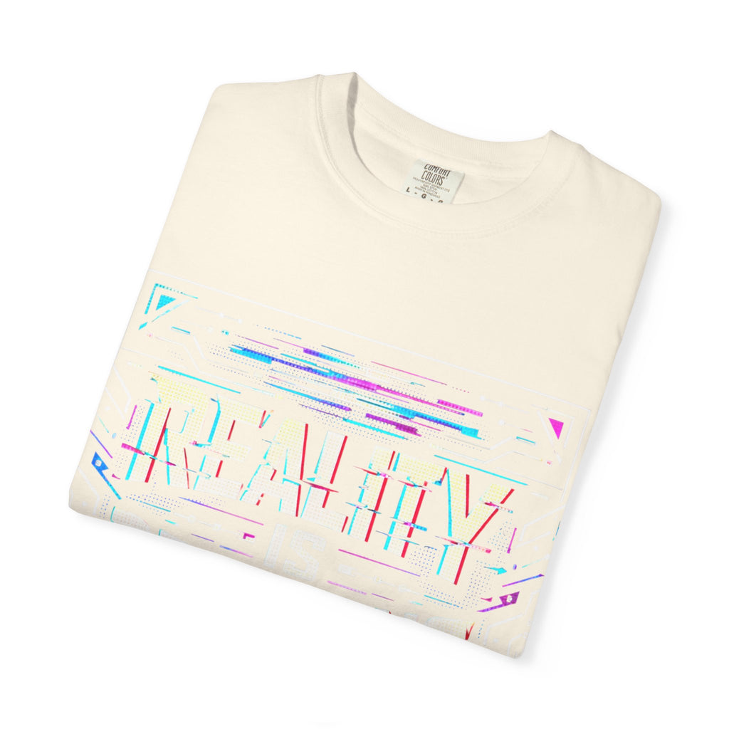 Power Runs Black PRB Glitchy Pastel "Reality Is Desyncing" T-Shirt by Power Runs Black