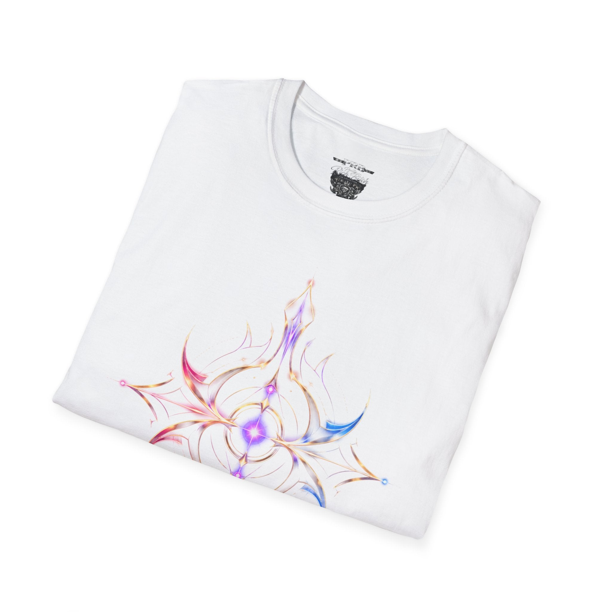 Power Runs Black PRB Pretty Rich Bitch The Collection Mystic Mandala Tee — Subtle Pastel Spiritual Graphic T-Shirt by Printify