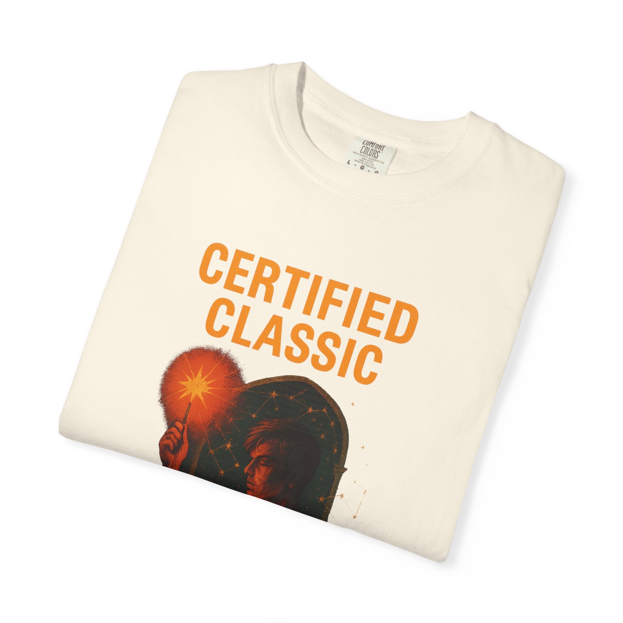 PRB Certified Classic head silhouette holding light bulb T-shirt | vintage inspired graphic tee by Power Runs Black