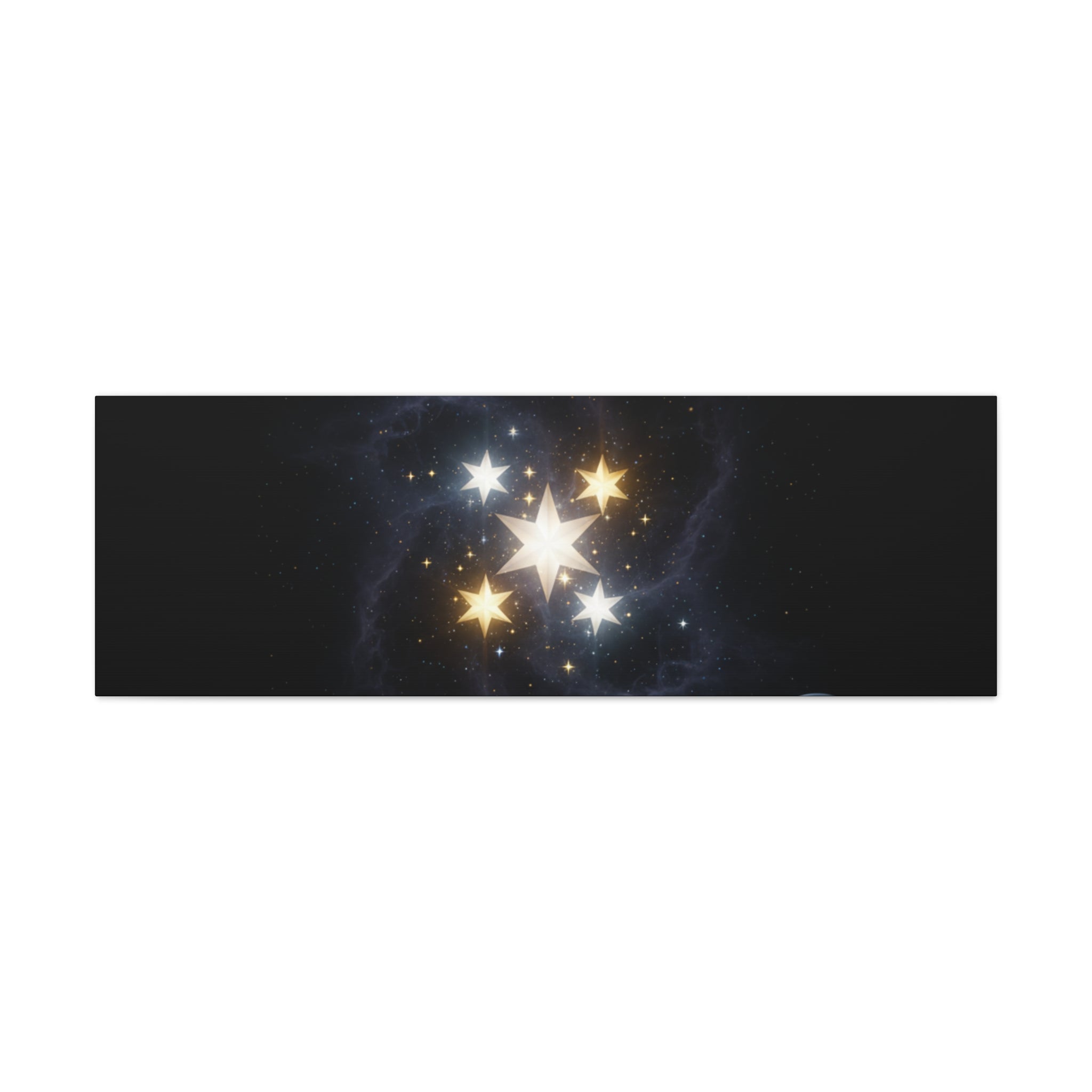 PRB Celestial Star Cluster Matte Canvas Print — Cosmic Planets Wall Art by Printify