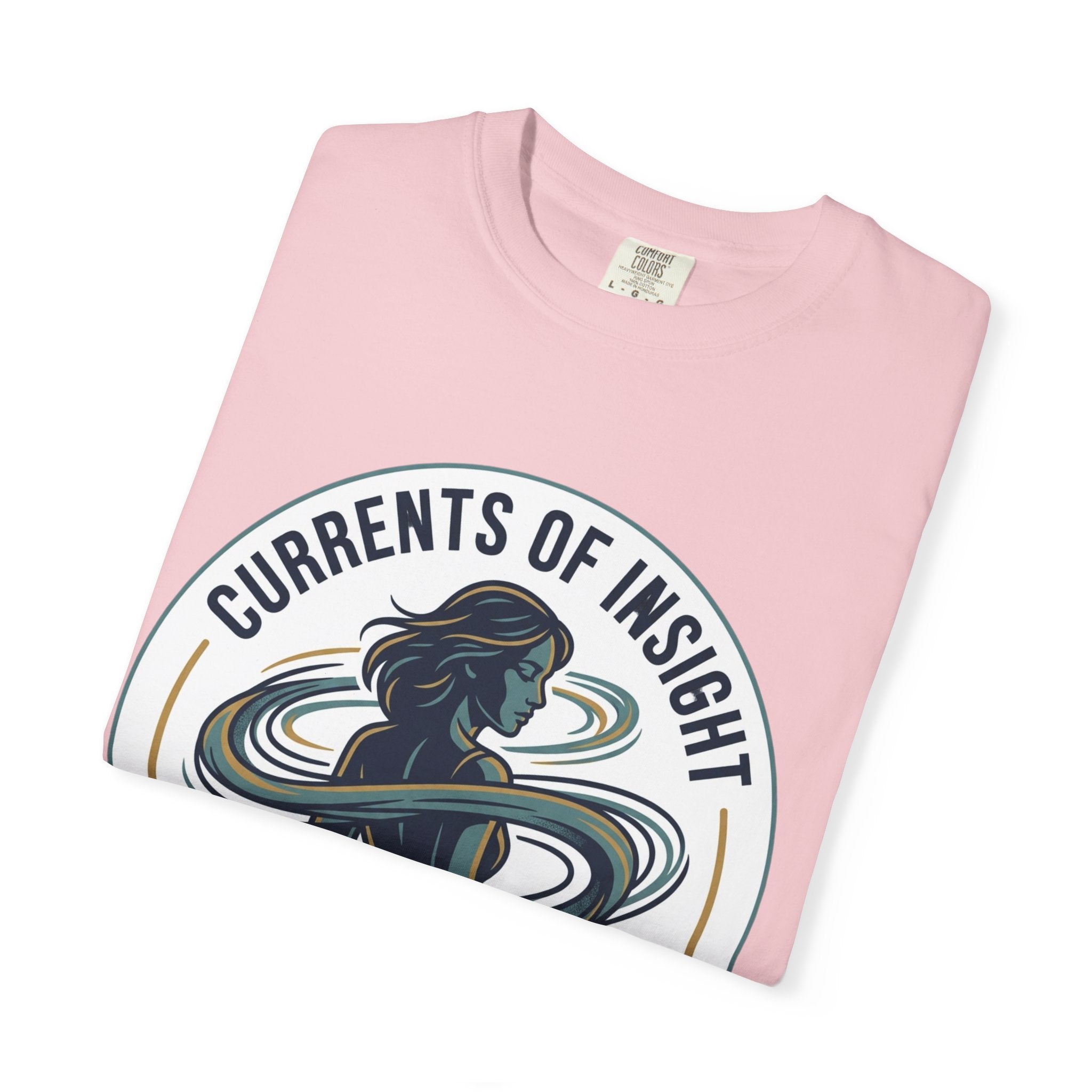 Power Runs Black Currents of Insight T-Shirt — 'Astra: Every thought leaves a trail' Graphic Tee by Power Runs Black
