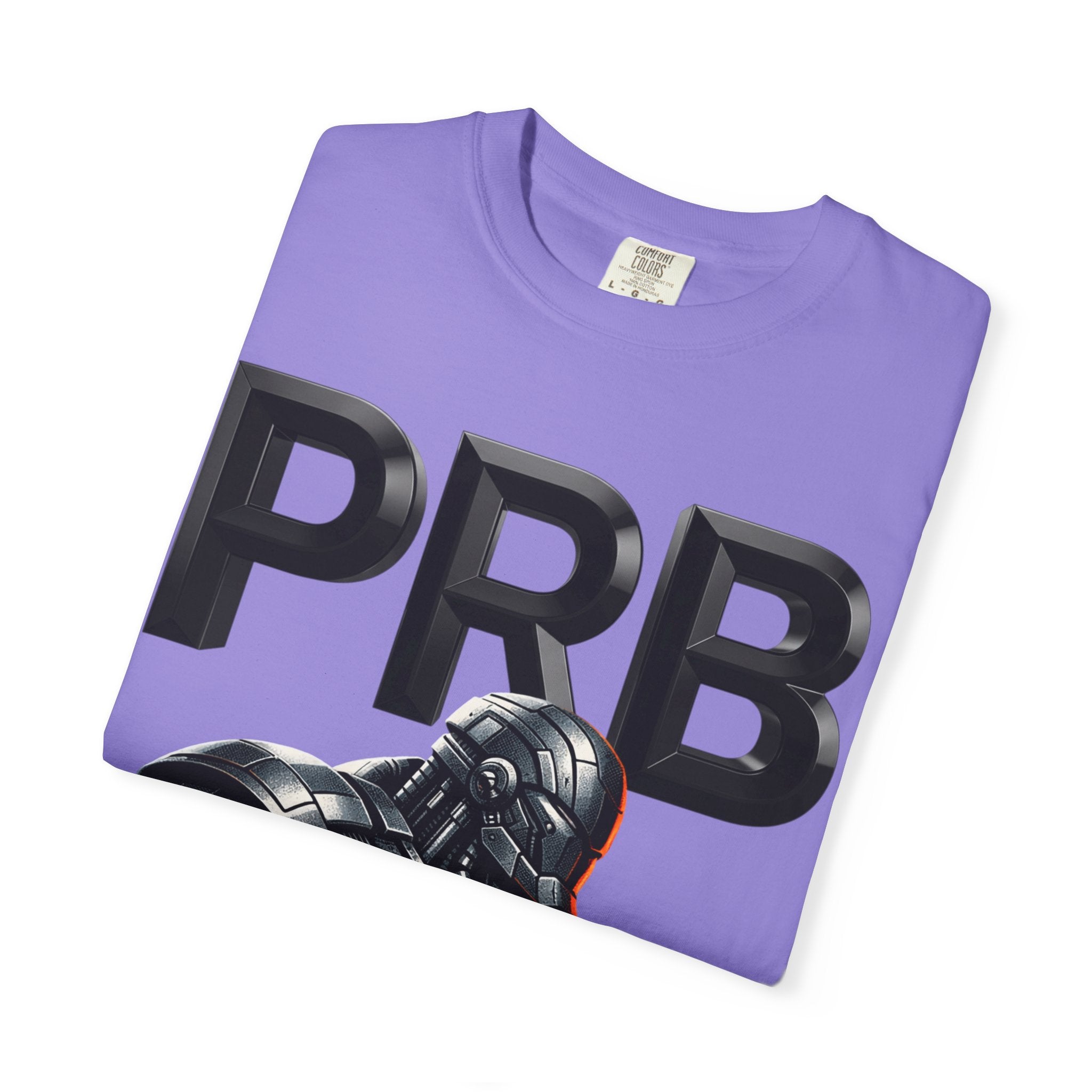 Built of Power PRB T-Shirt — Robotic Armor Graphic Tee by Printify