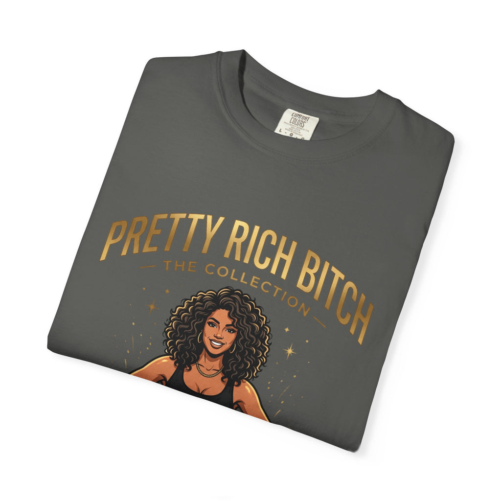 Pretty Rich Bitch The Collection by PRB T-Shirt — Empowered Black Woman Graphic Tee by Power Runs Black