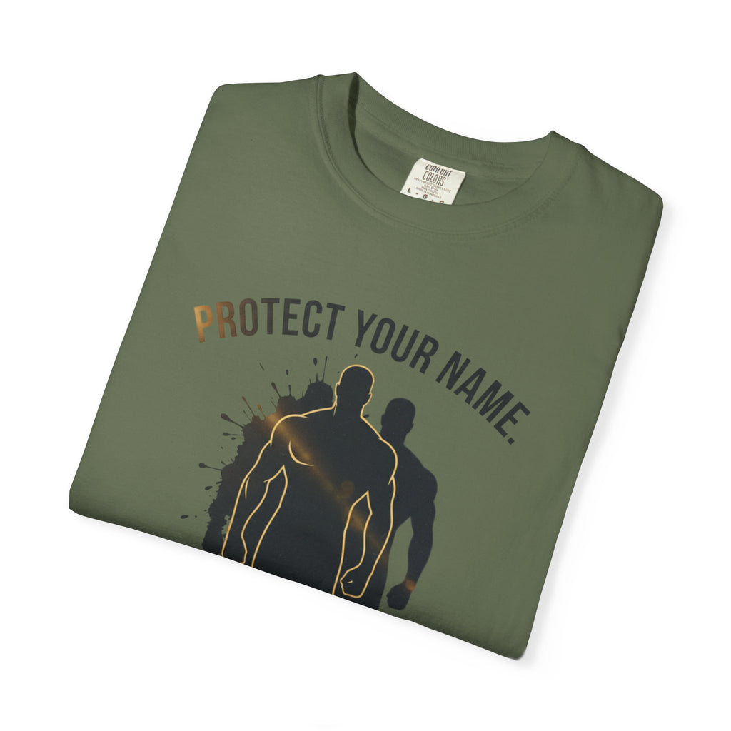 PRB Protect Your Name silhouette trio design T-Shirt | Loyalty is a Weapon graphic tee by Printify