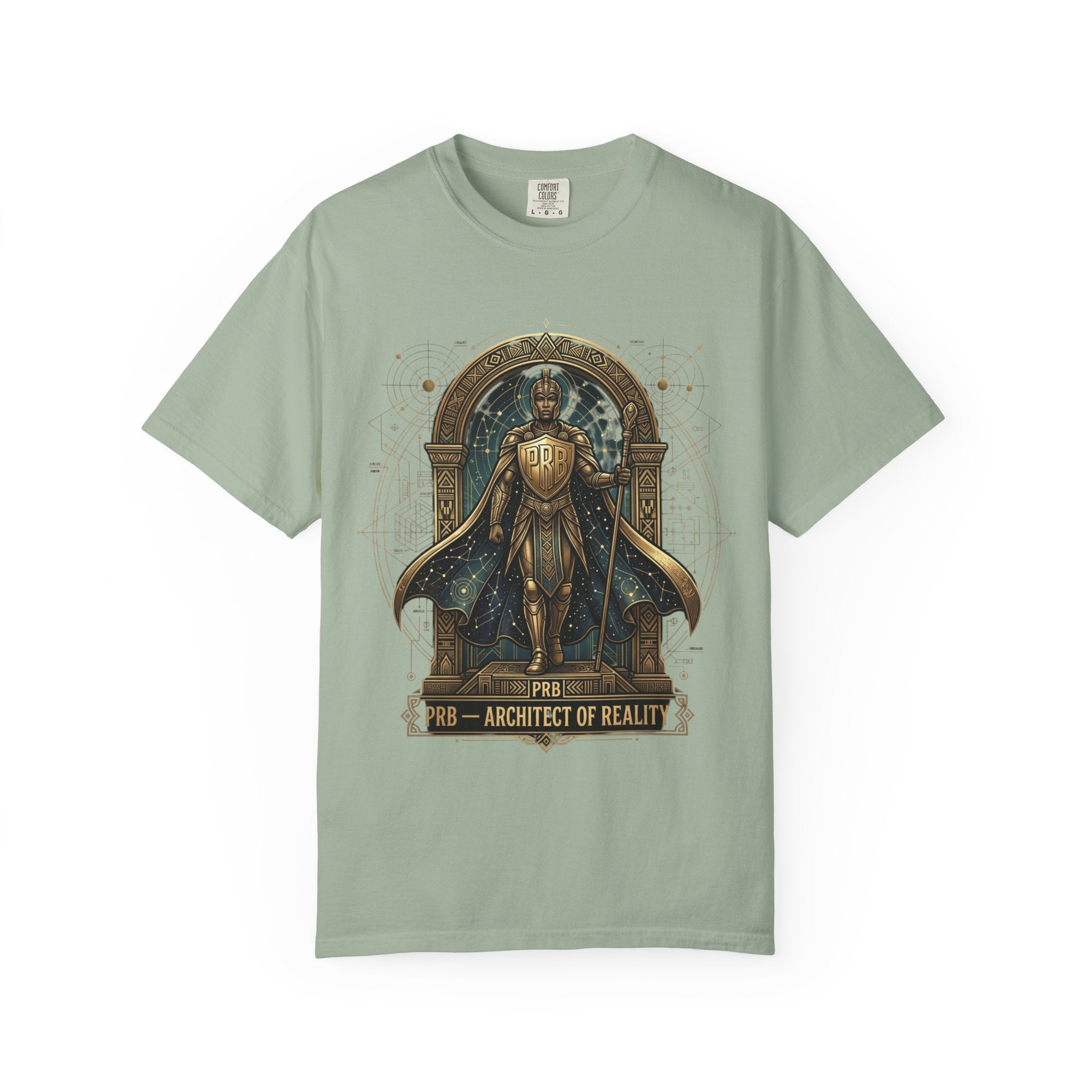 PRB Architect of Reality Graphic T-Shirt | Mythic Archer Illustration Tee by Printify