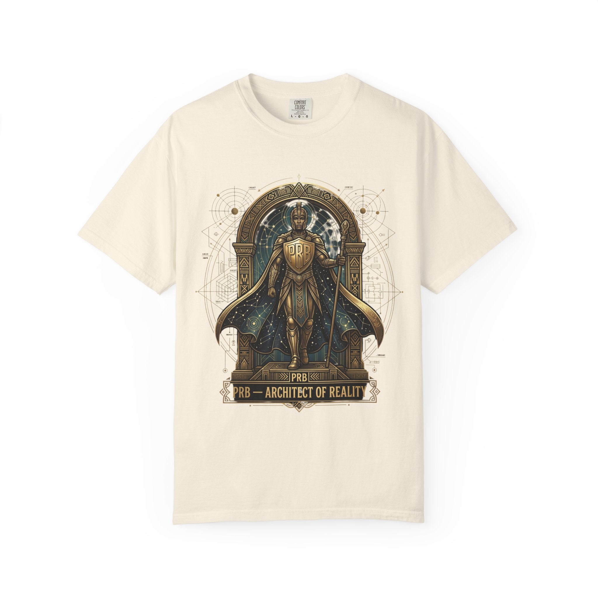 PRB Architect of Reality Graphic T-Shirt | Mythic Archer Illustration Tee by Printify