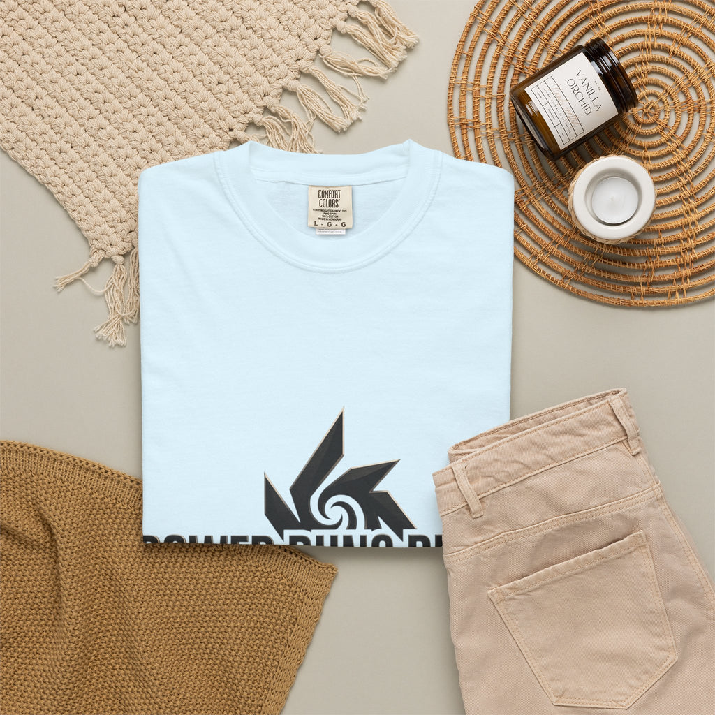 Power Runs Black PRB "Wear The Code" Mystic Shield T-Shirt — Geometric Sigil Graphic Tee by Printify