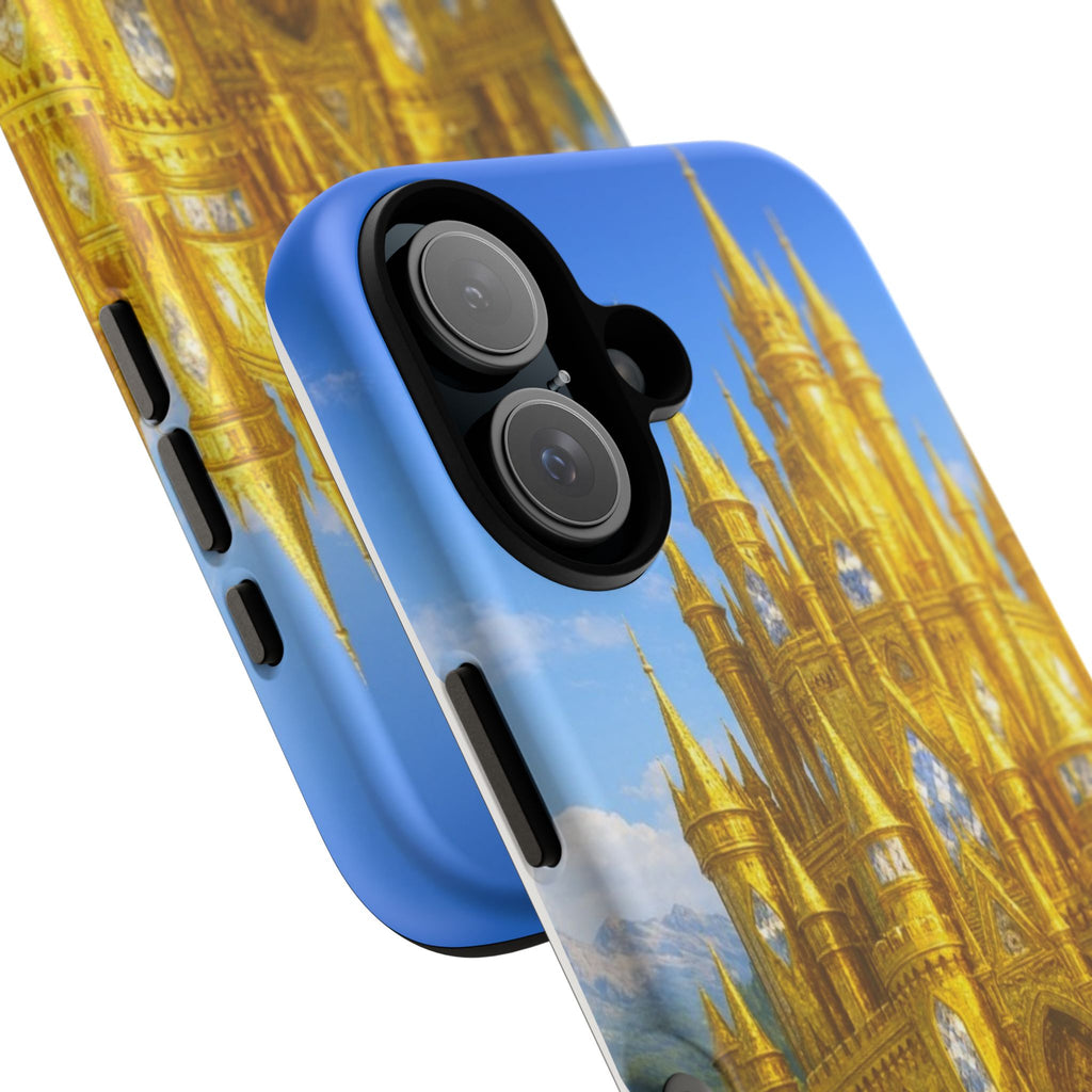 PRB Golden Castle iPhone Case | Fantasy Palace Phone Case by Power Runs Black